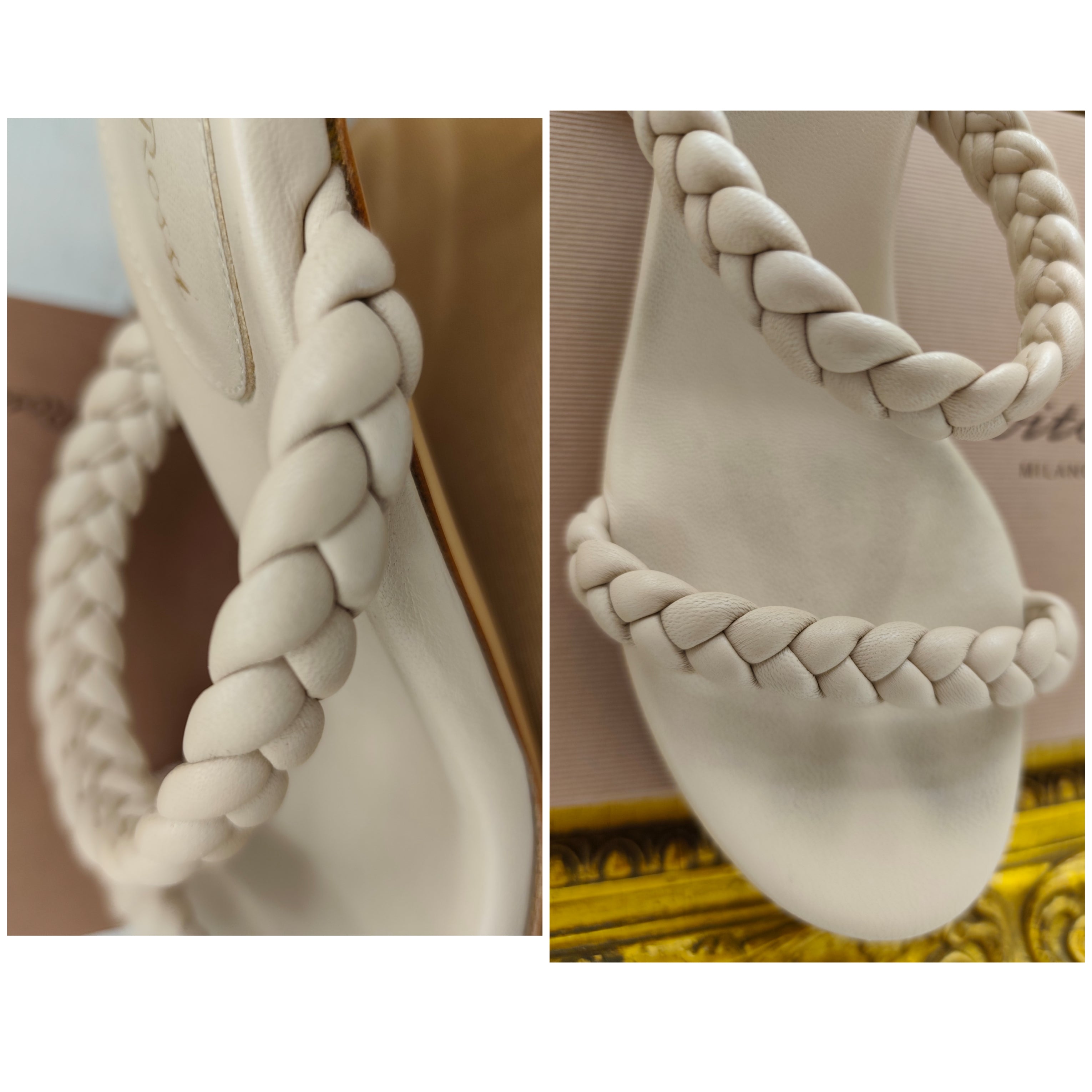 Gianvito Rossi – Sandali Marley 70 Pelle Nude Pari al Nuovo Full Set
