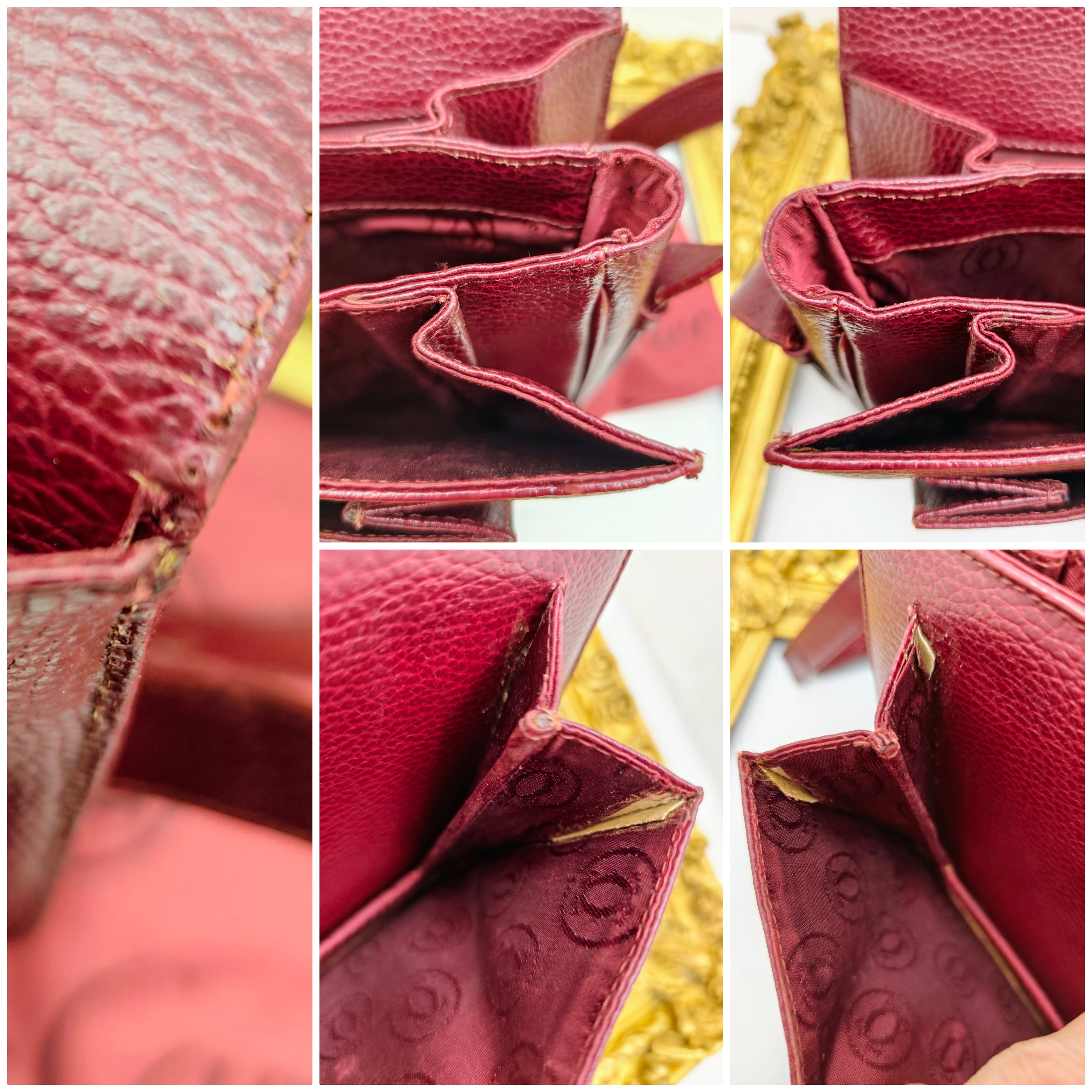Cartier – Camera Bag 3 Soffietti Postina Tracolla Pelle Vintage