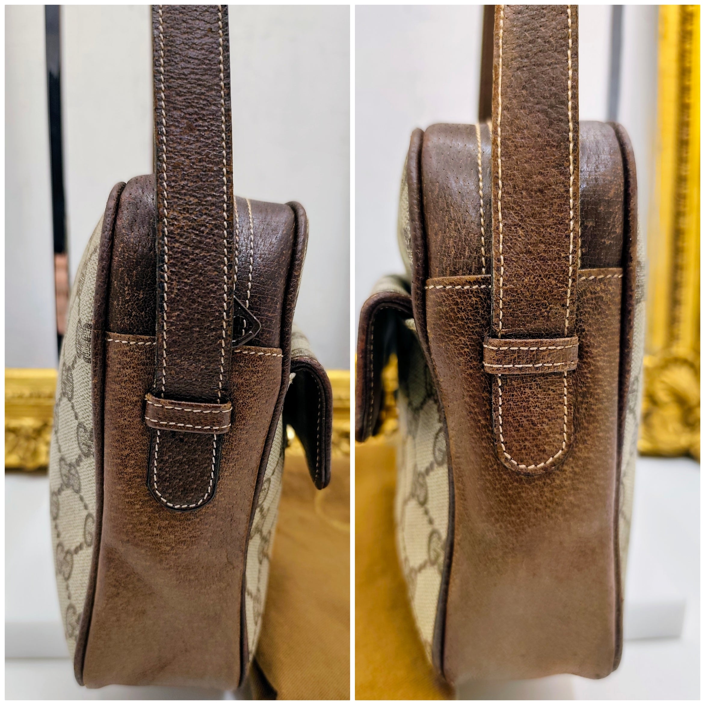 Gucci – Ophidia Camera Bag Postina Tracolla Canvas “GG” e Pelle Vintage