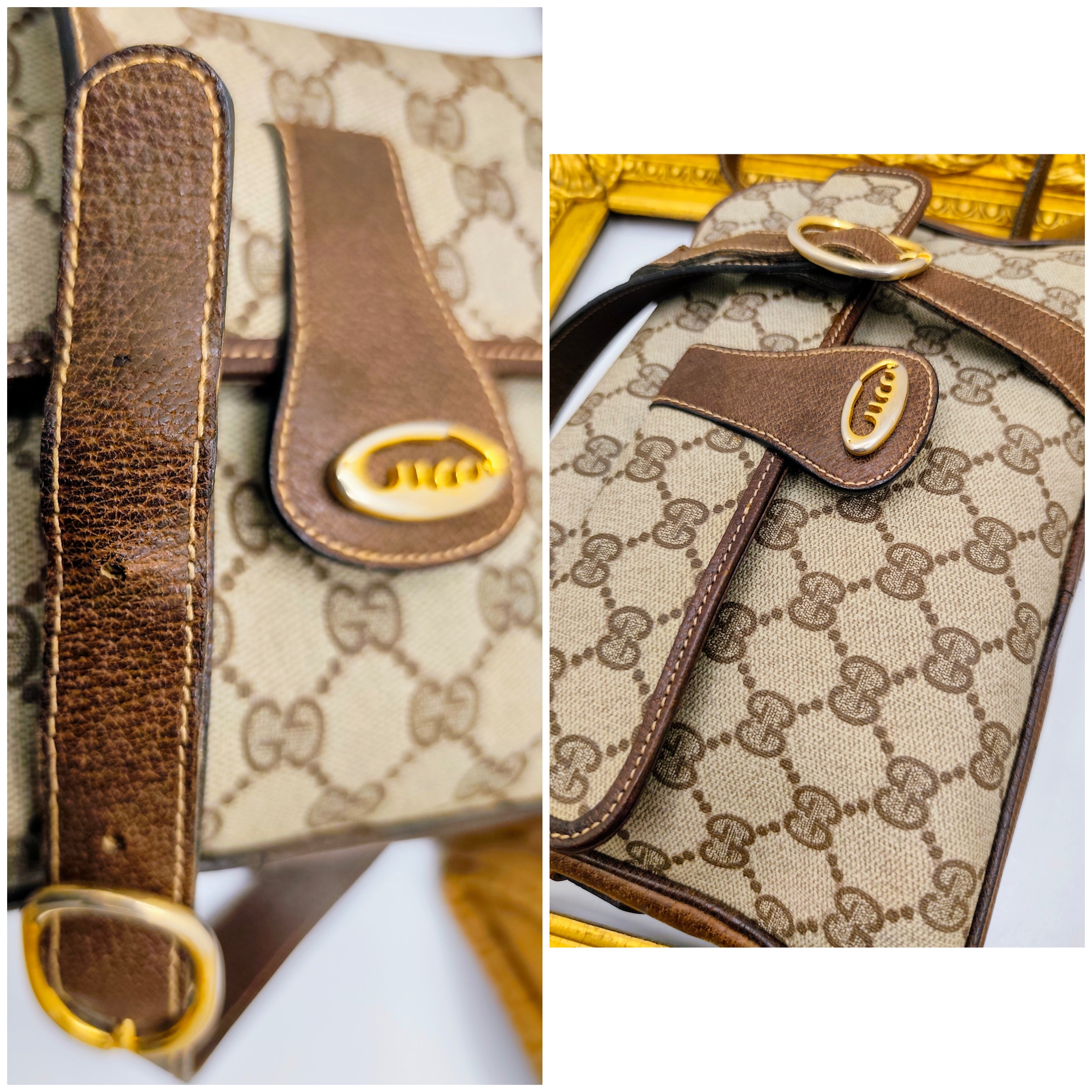 Gucci – Ophidia Camera Bag Postina Tracolla Canvas “GG” e Pelle Vintage