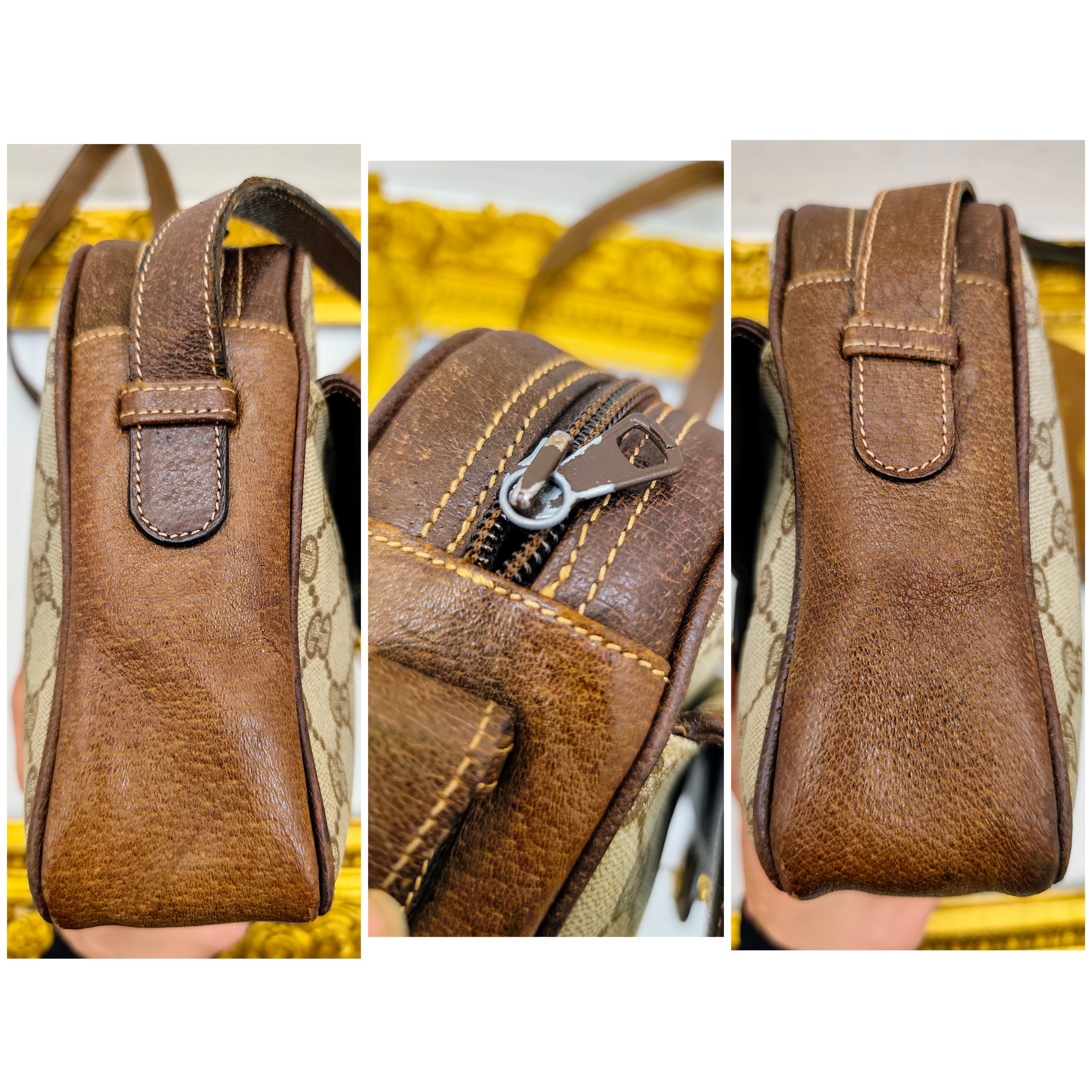 Gucci – Ophidia Camera Bag Postina Tracolla Canvas “GG” e Pelle Vintage