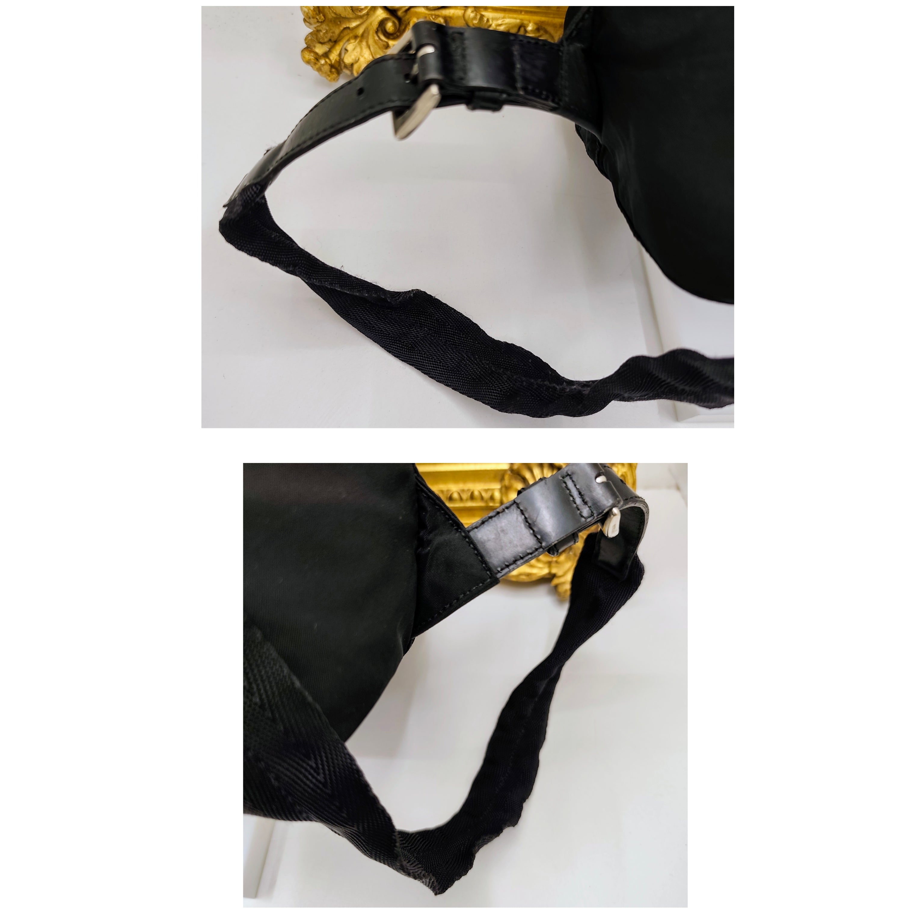 Prada – Zaino In Nylon Nero Vintage