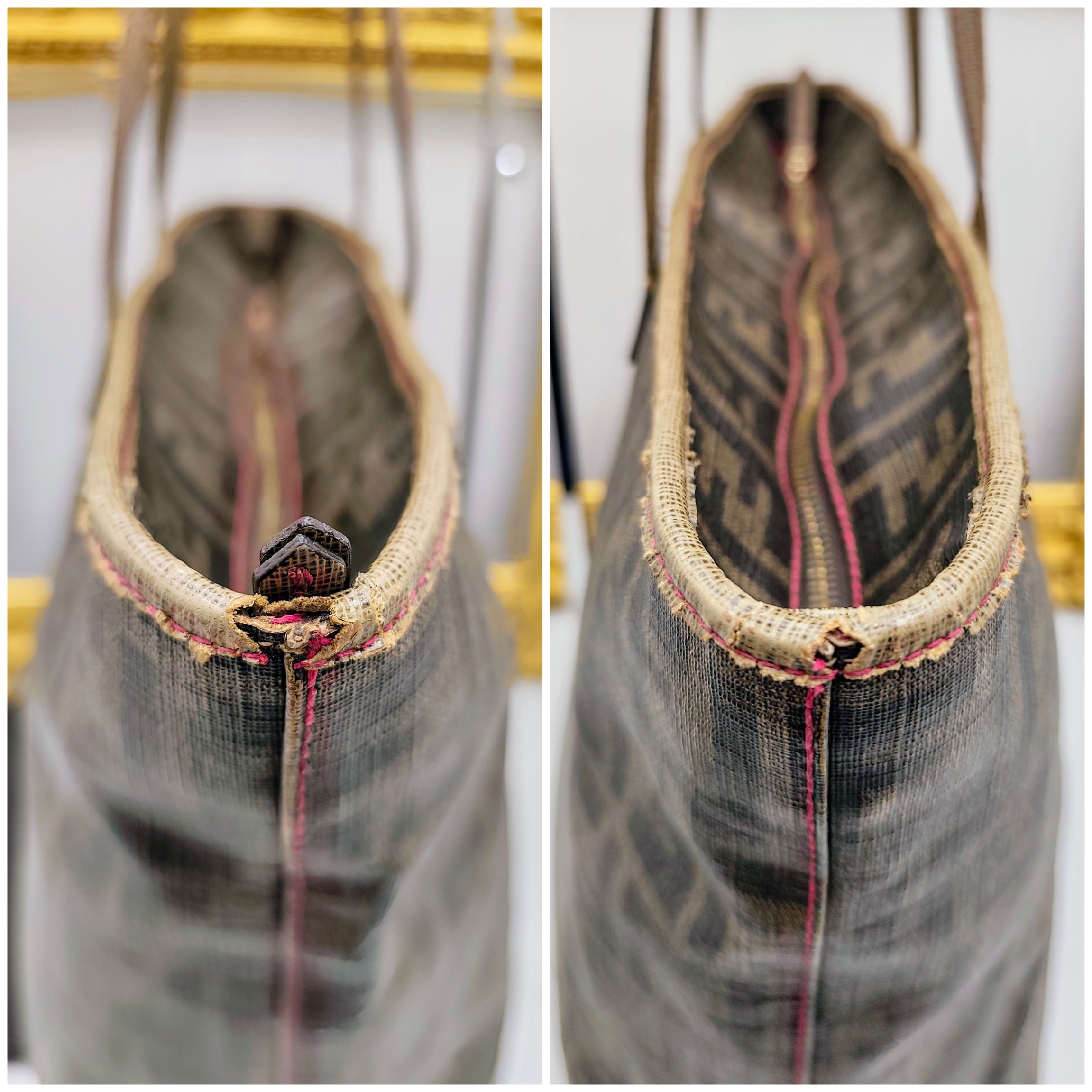Fendi – Shopper Roll Bag Tote “Zucca”