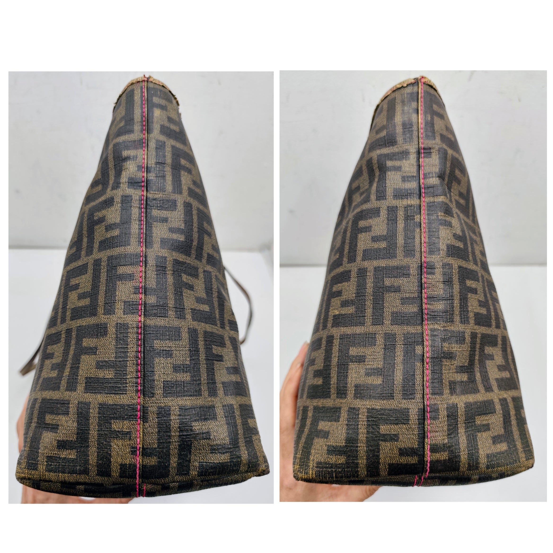 Fendi – Shopper Roll Bag Tote “Zucca”