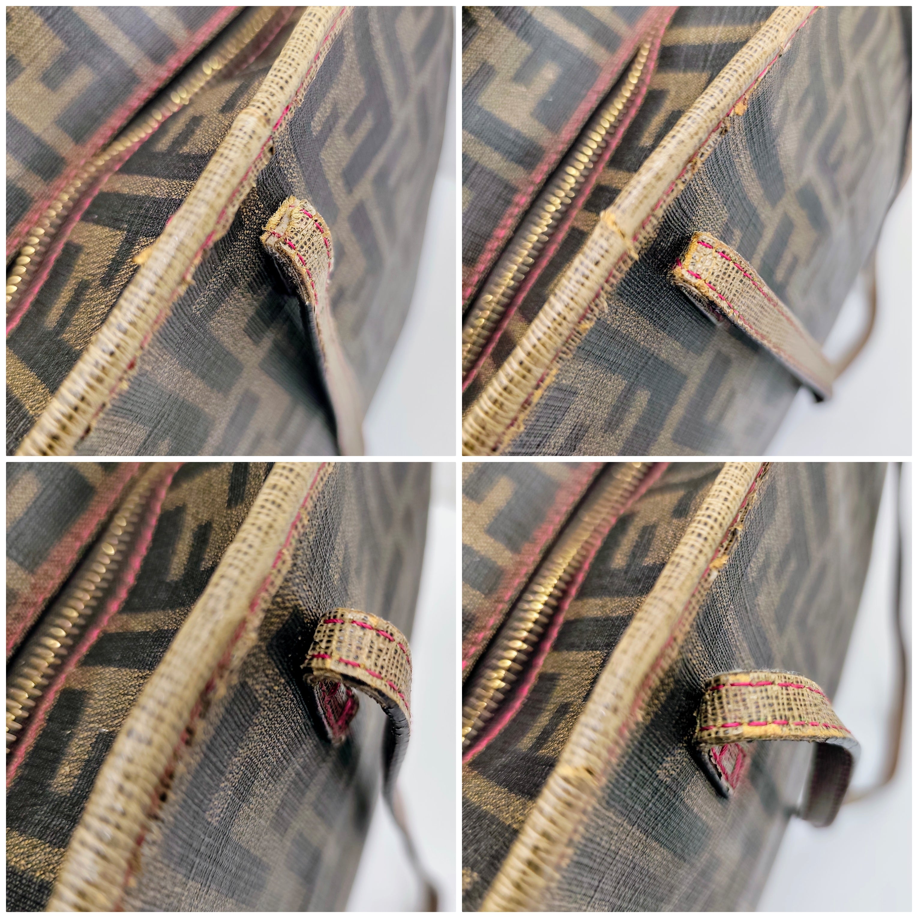 Fendi – Shopper Roll Bag Tote “Zucca”