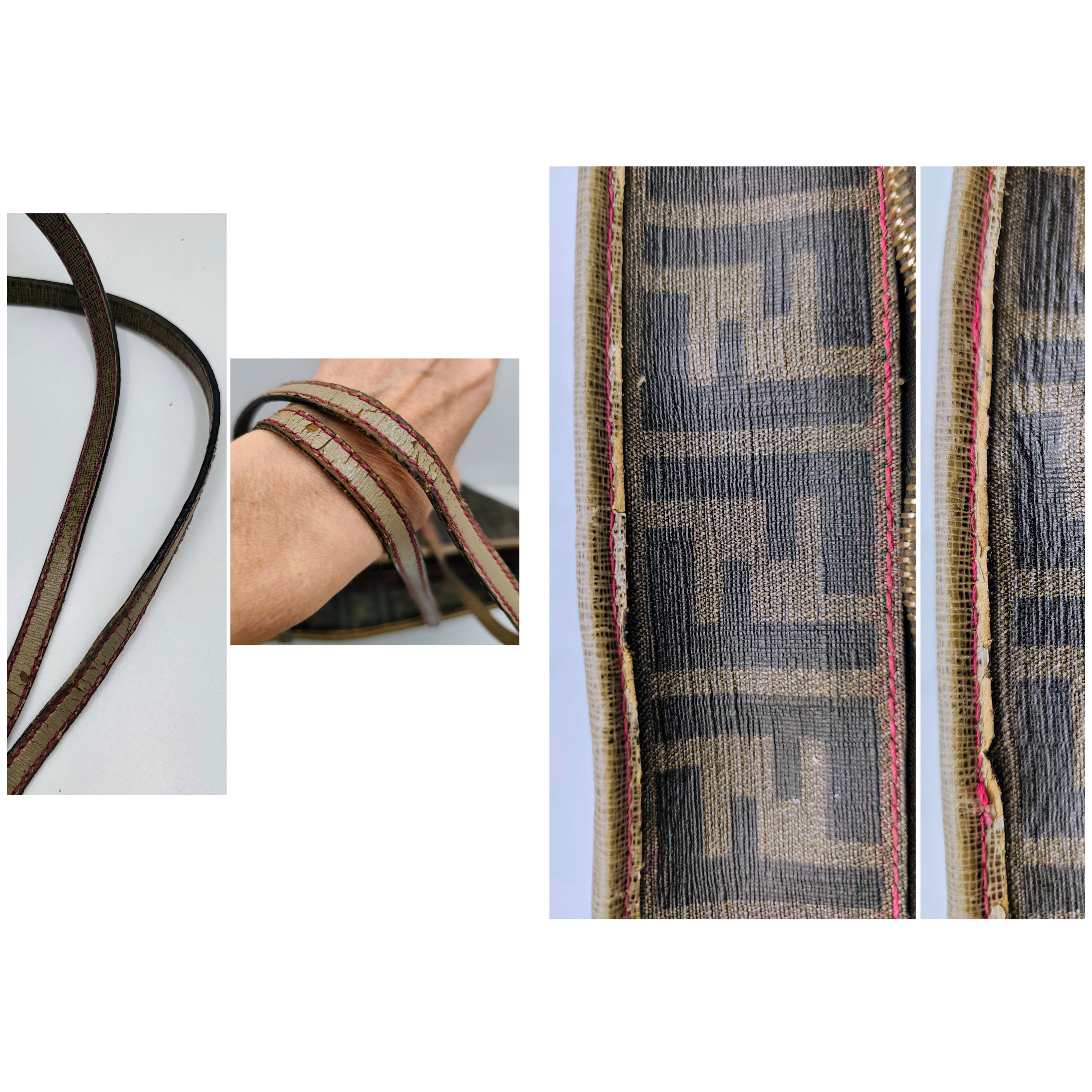 Fendi – Shopper Roll Bag Tote “Zucca”
