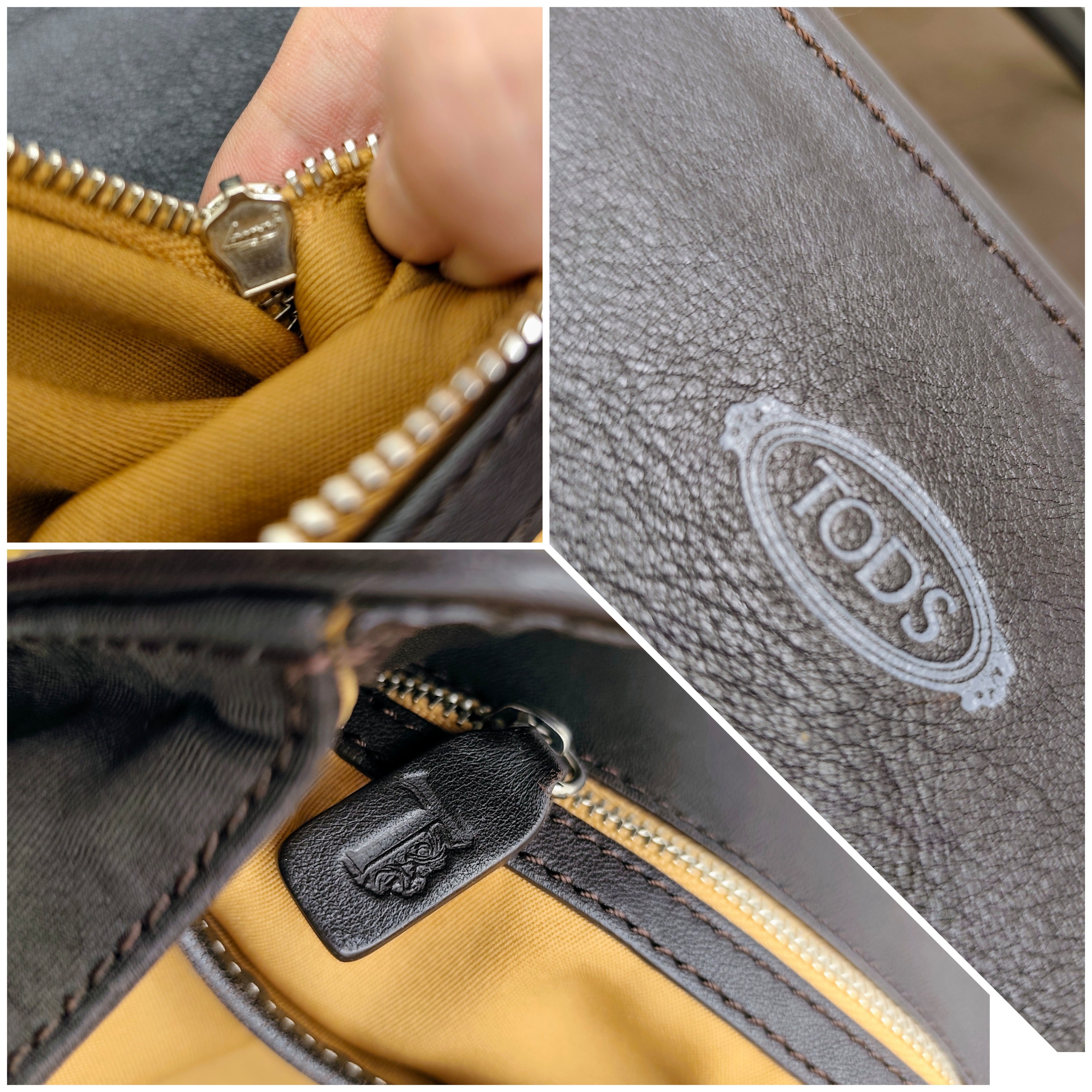 Tod’s – Borsa Shopper Grande Tessuto Tecnico e Pelle