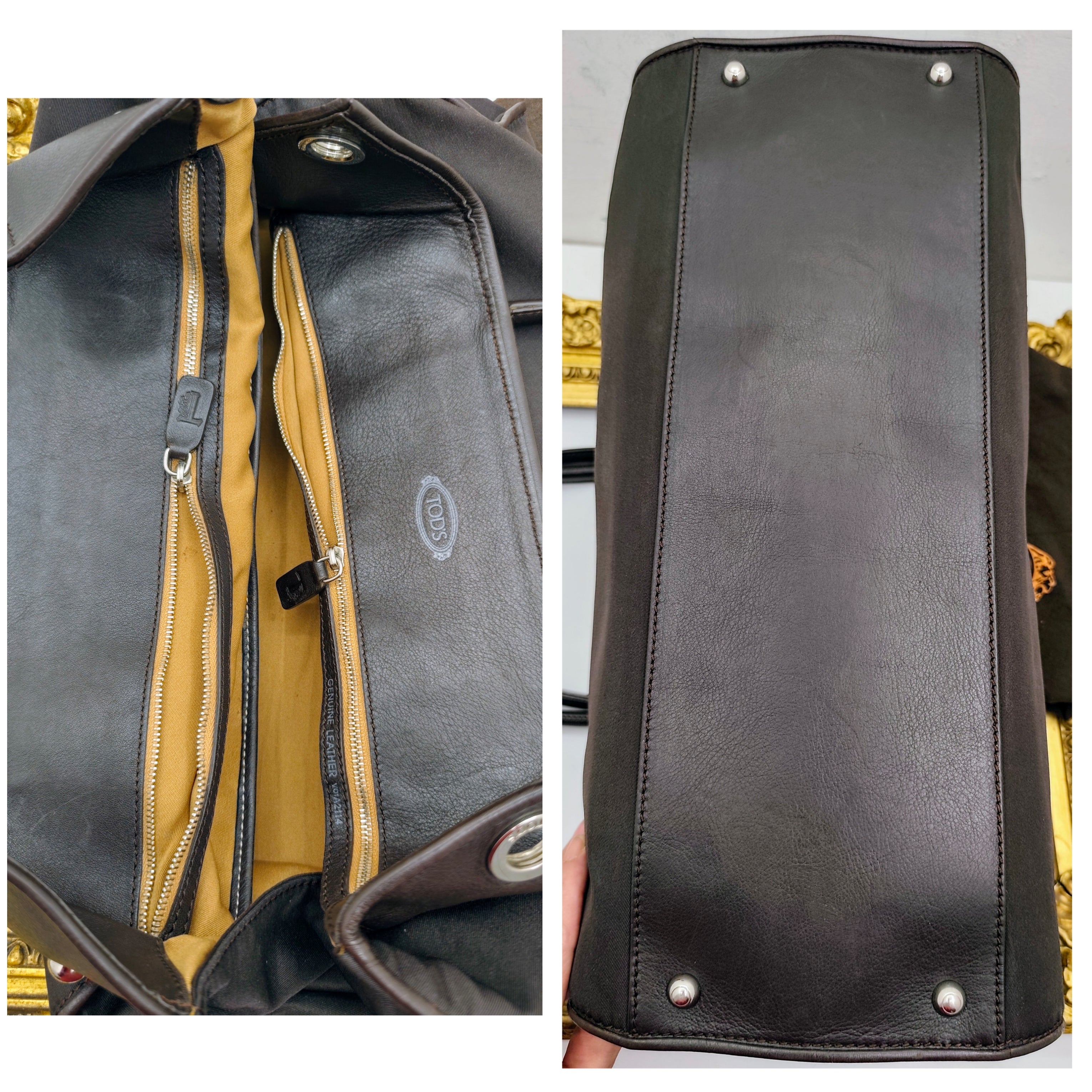 Tod’s – Borsa Shopper Grande Tessuto Tecnico e Pelle
