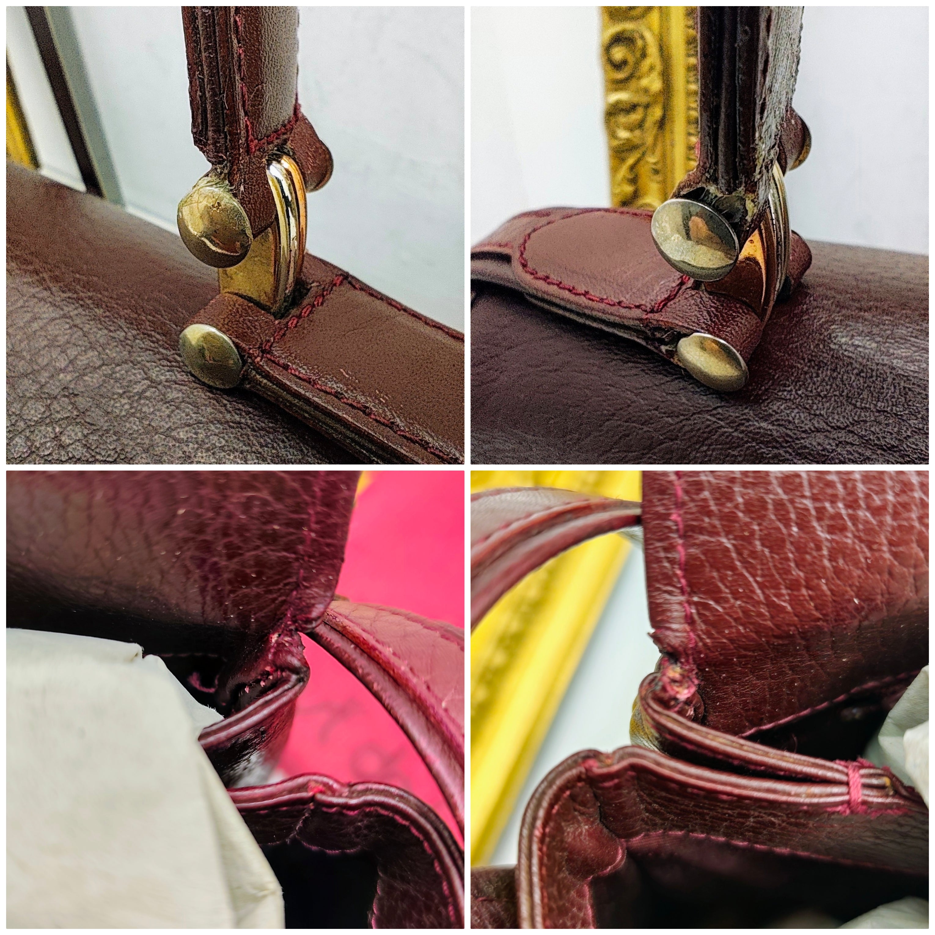 Cartier - Camera Bag a Tracolla con Charm in Pelle Vintage