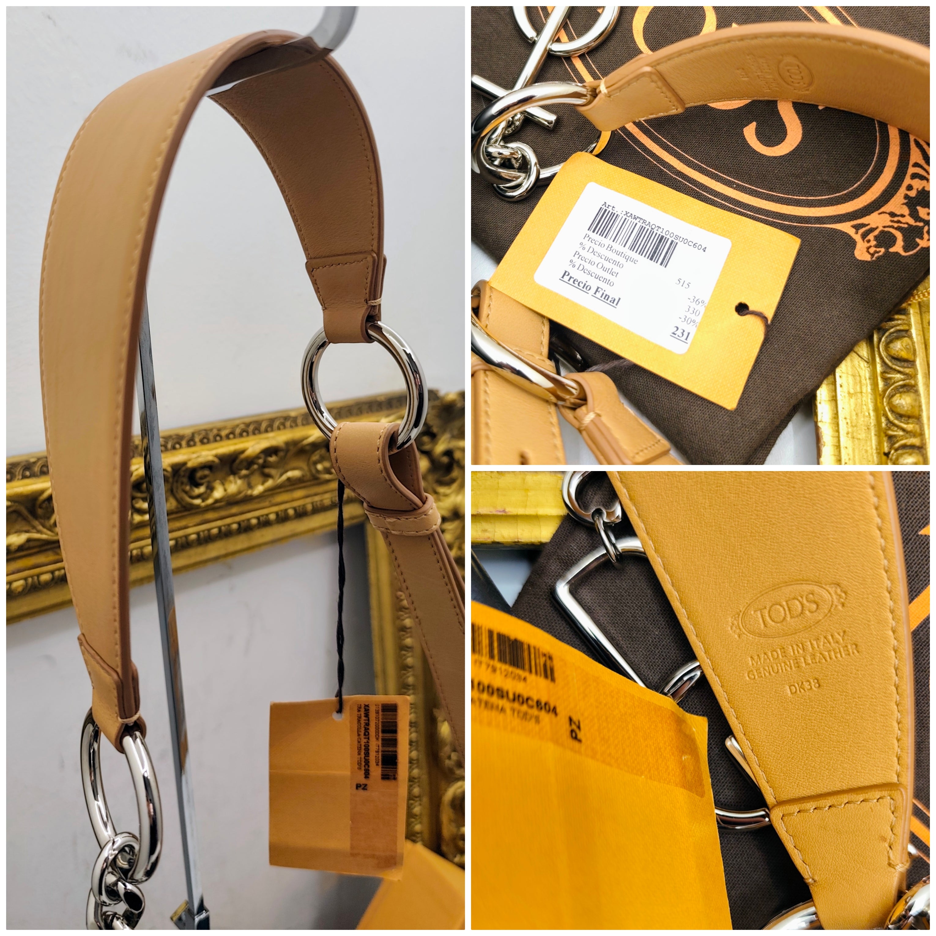 Tod’s – Borsa Tote "Double T" in Pelle Nera con tracolla