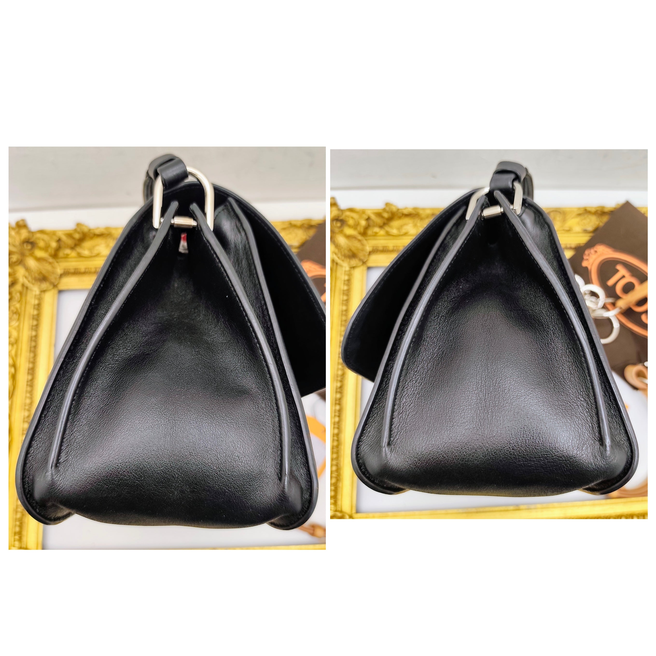 Tod’s – Borsa Tote "Double T" in Pelle Nera con tracolla