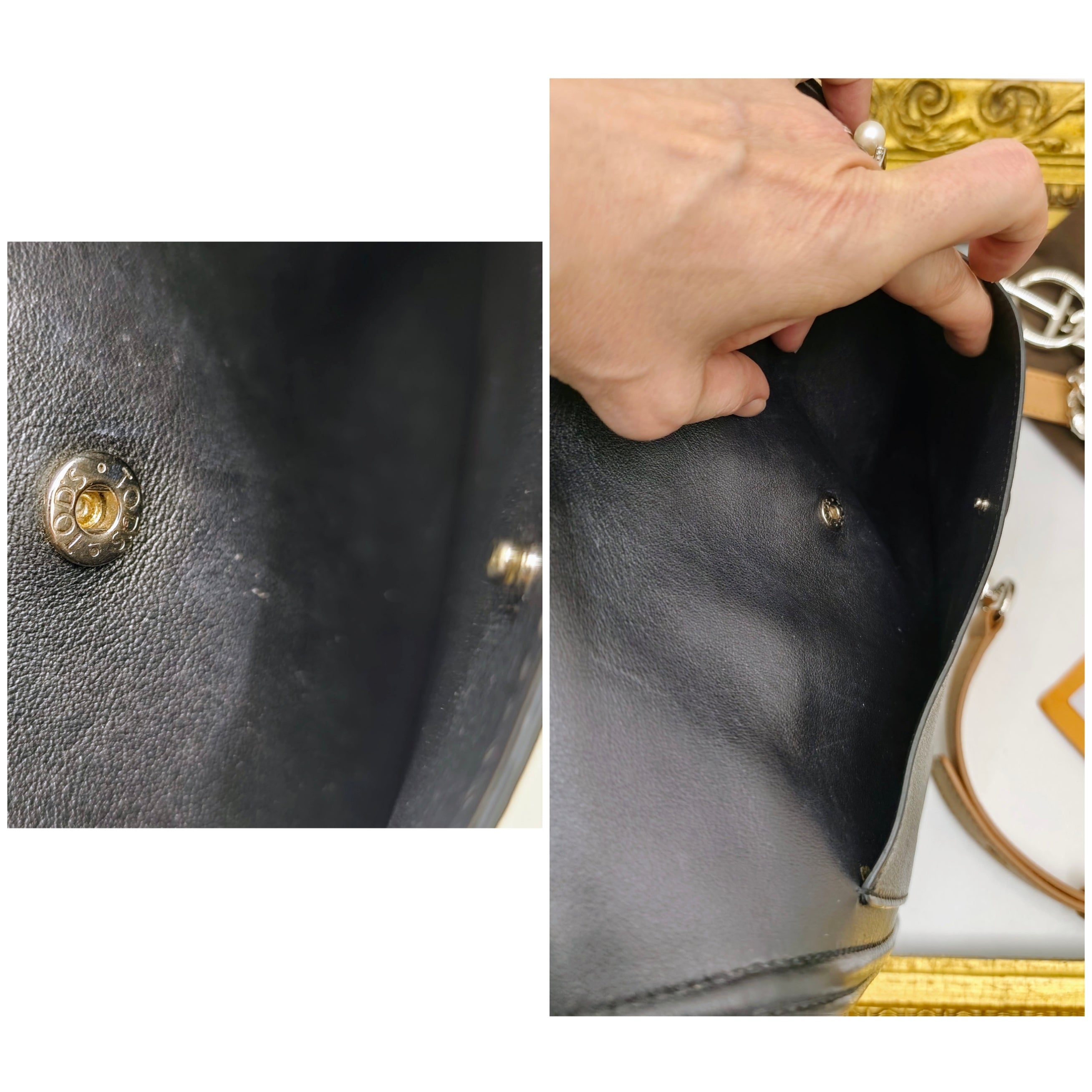 Tod’s – Borsa Tote "Double T" in Pelle Nera con tracolla