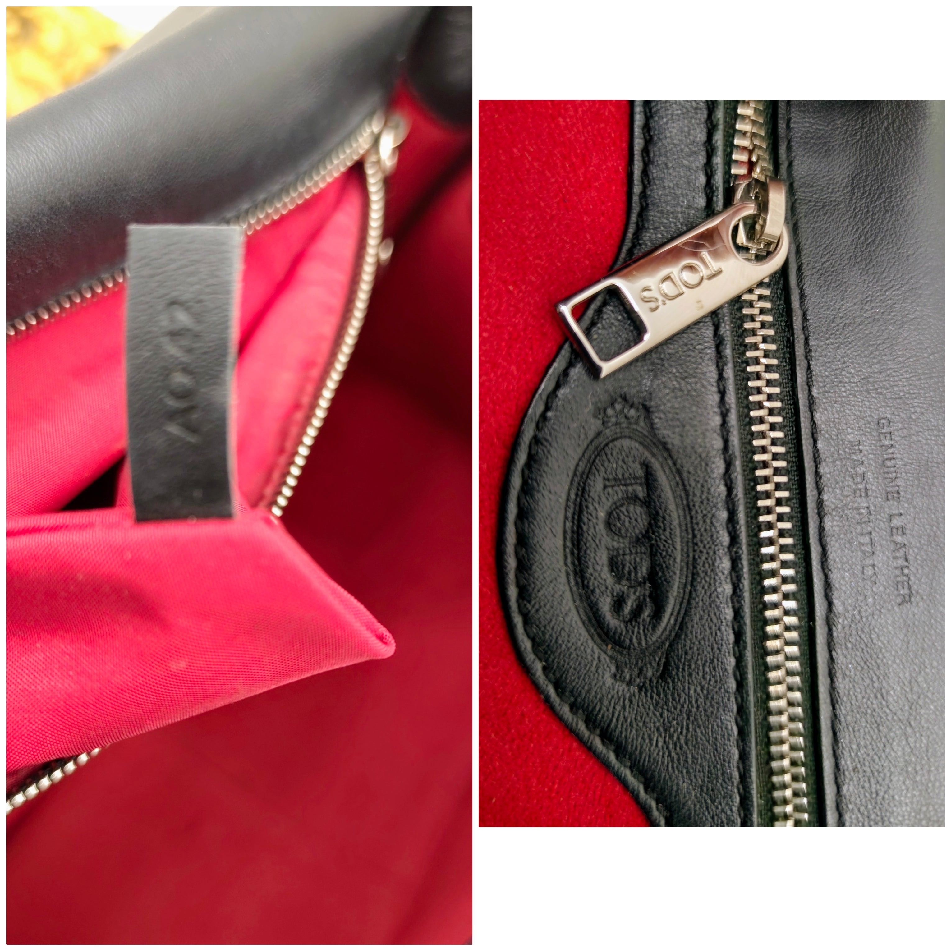 Tod’s – Borsa Tote "Double T" in Pelle Nera con tracolla