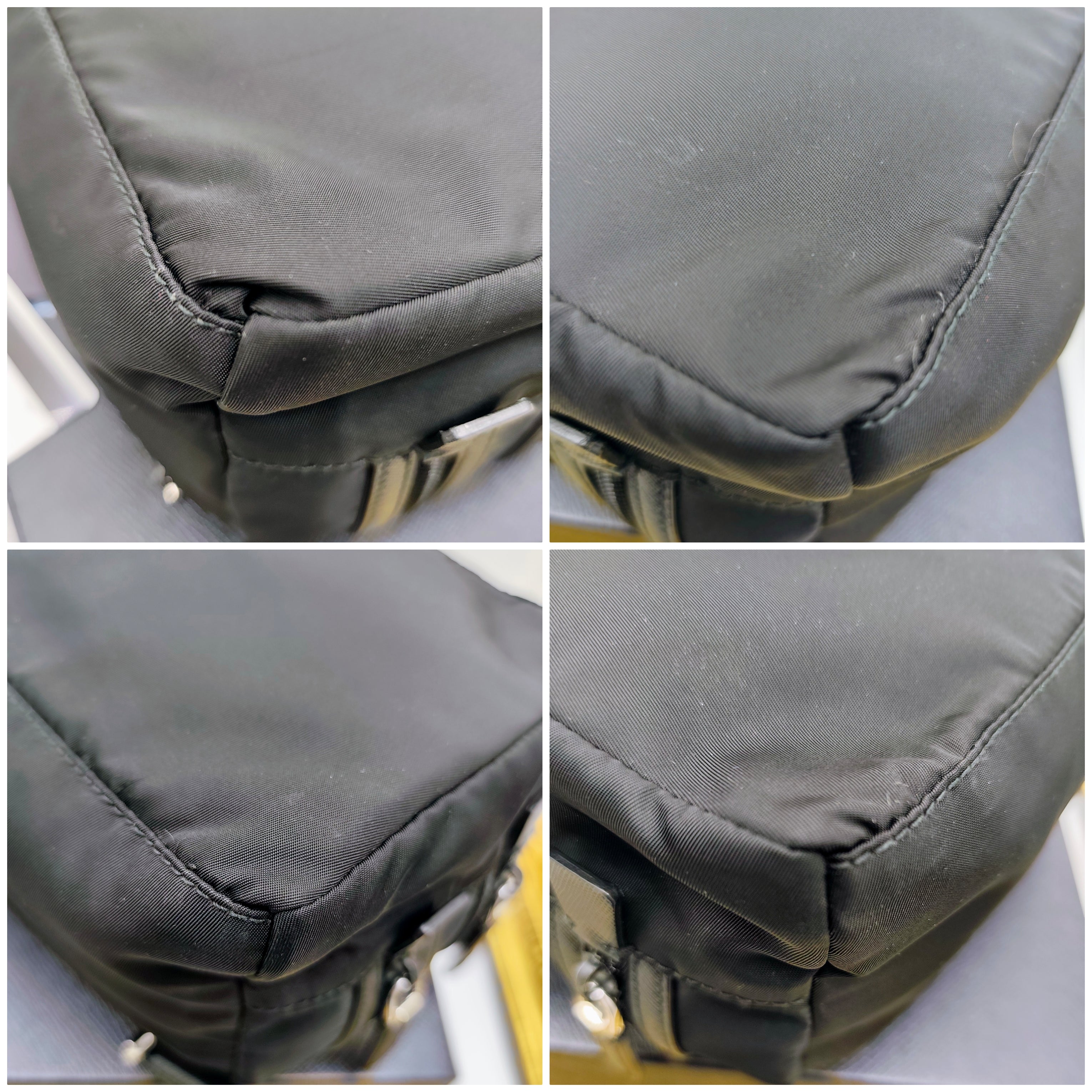 Prada - Trousse Toilette Doppia da Viaggio in Re-Nylon e Saffiano Nero