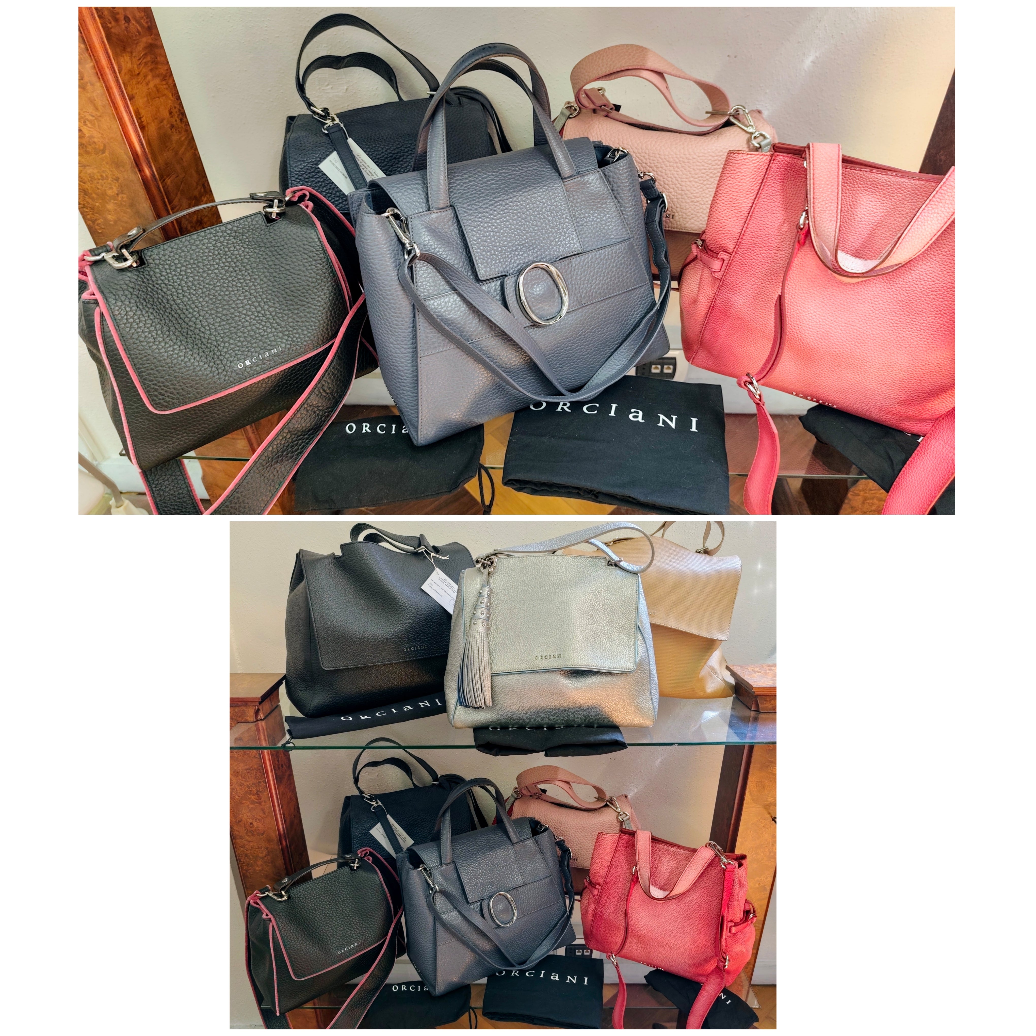 Orciani – Borsa Ofelia Media in Pelle Ottanio