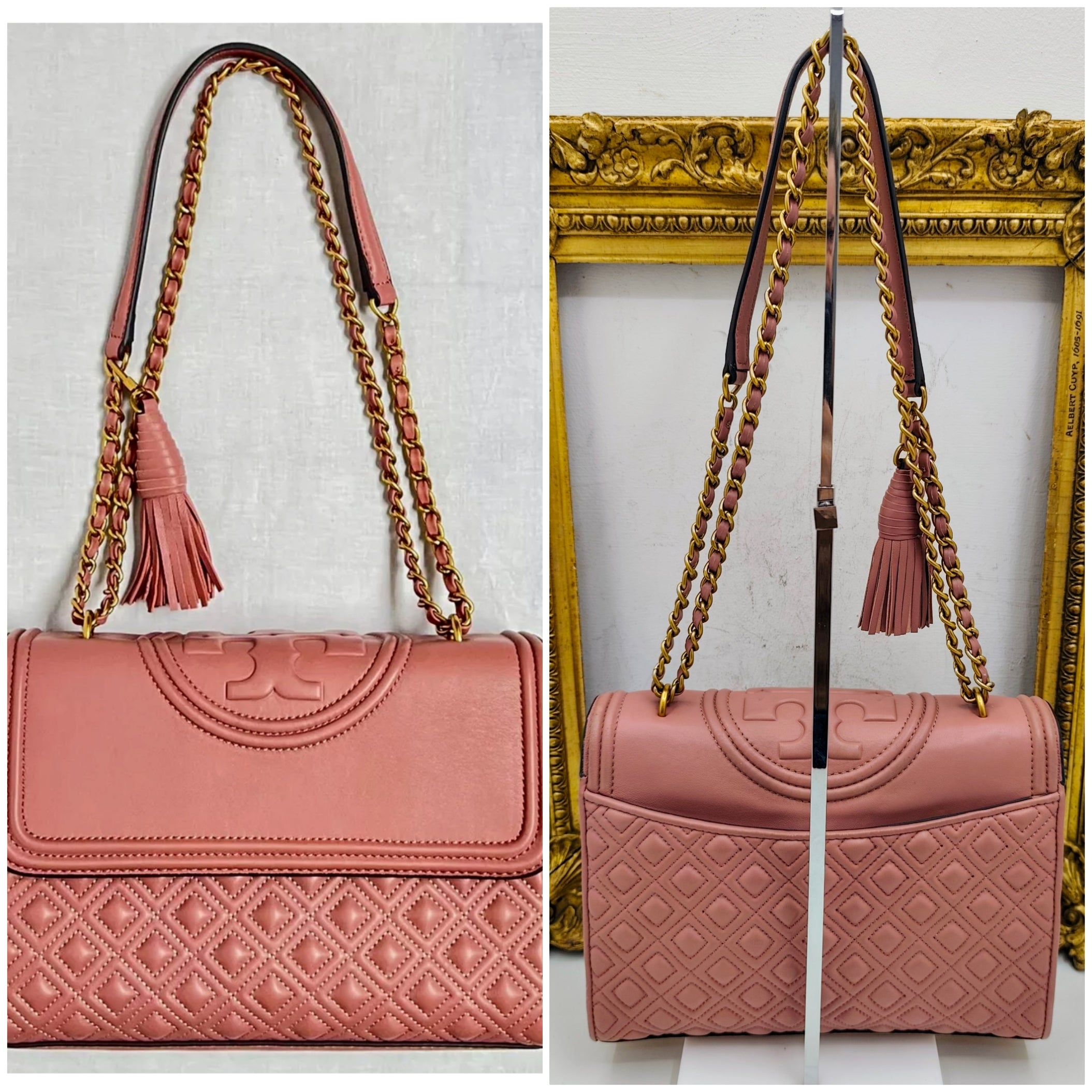 Tory Burch – Borsa Fleming in Pelle a Spalla con Tracolla