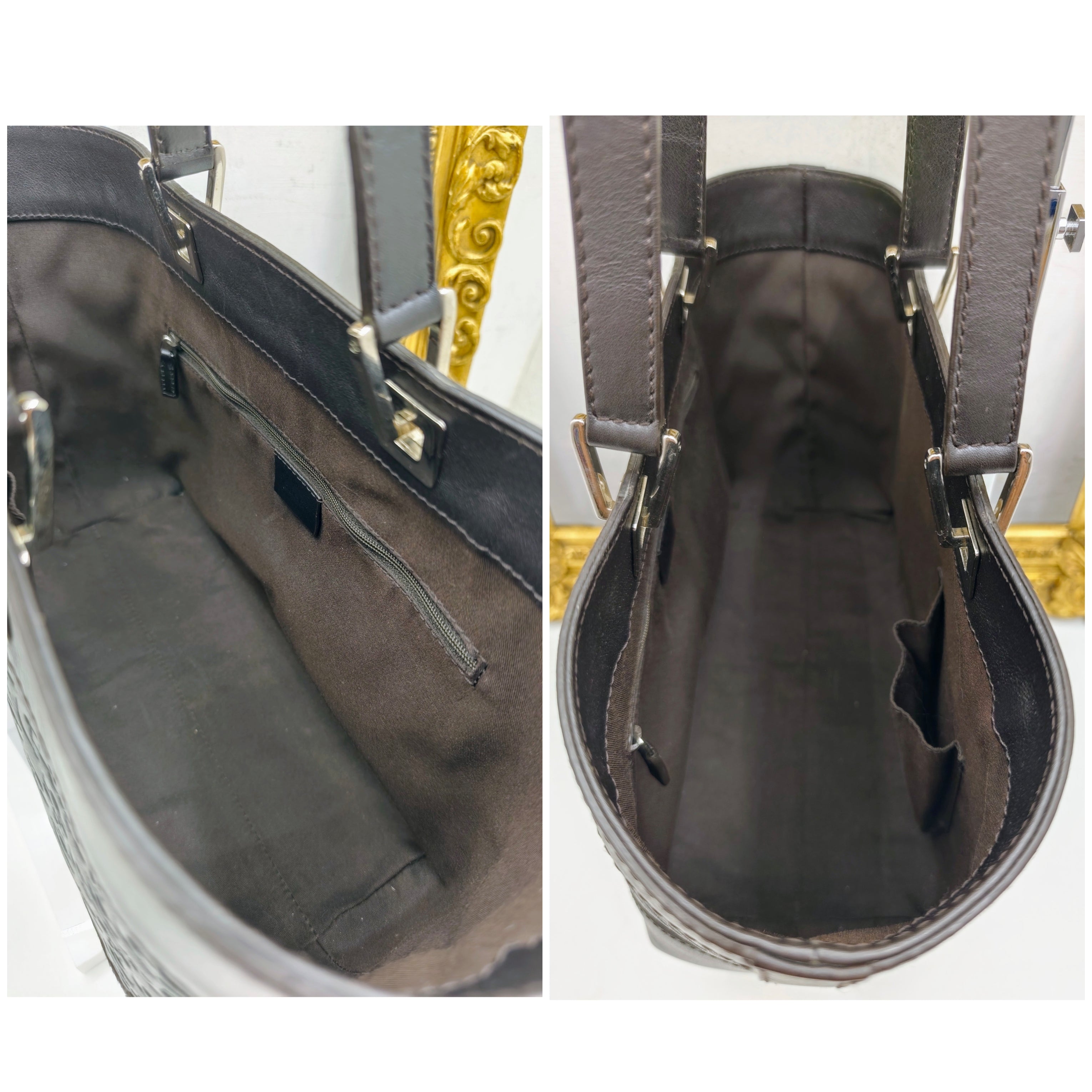 Gucci – Horsebit Tote Bag Shopping Pelle Fantasia Morsetti