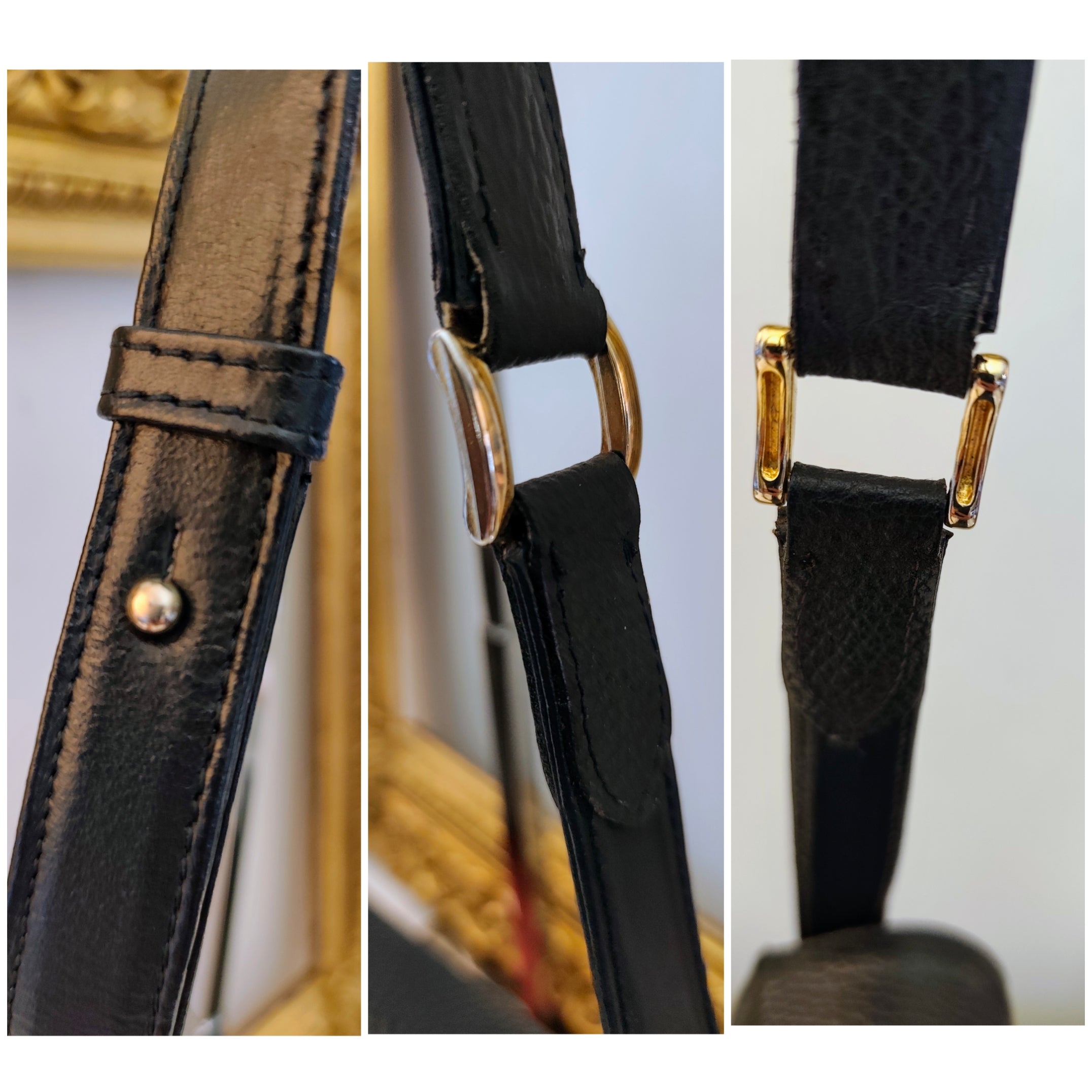 Cartier - Camera Bag a 3 Soffietti Postina a tracolla Vintage in Pelle Blu