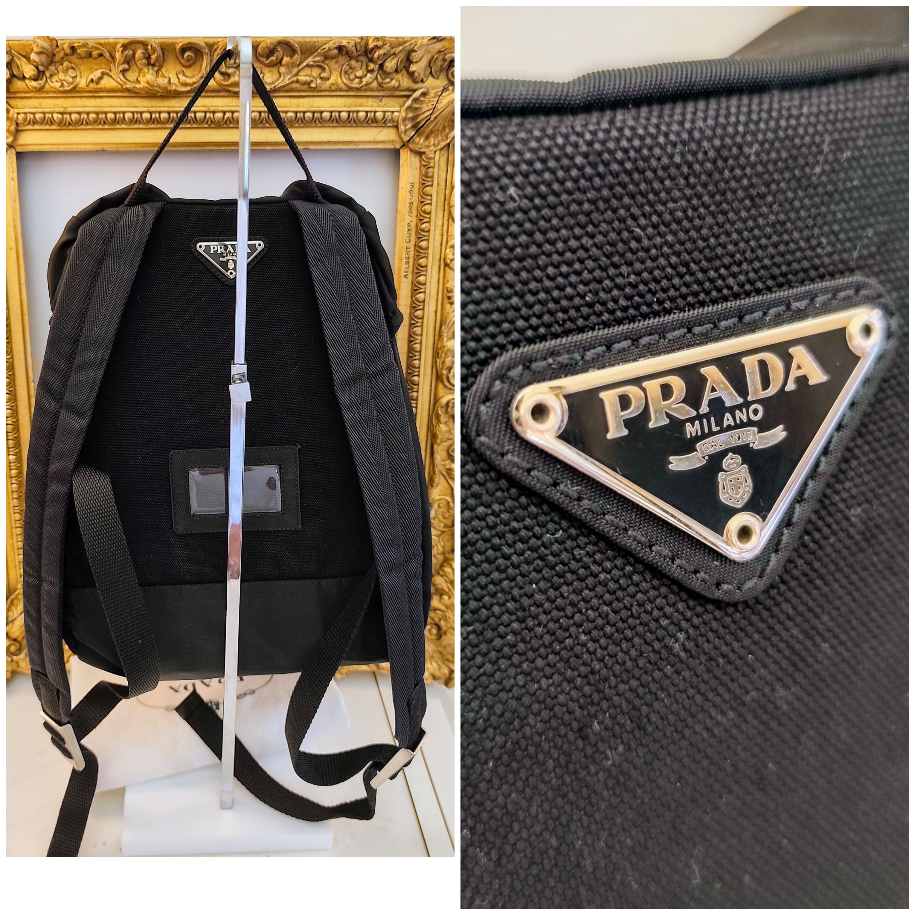 PRADA – Zaino Compatto Unisex Re-Nylon Nero Mod.nuovo