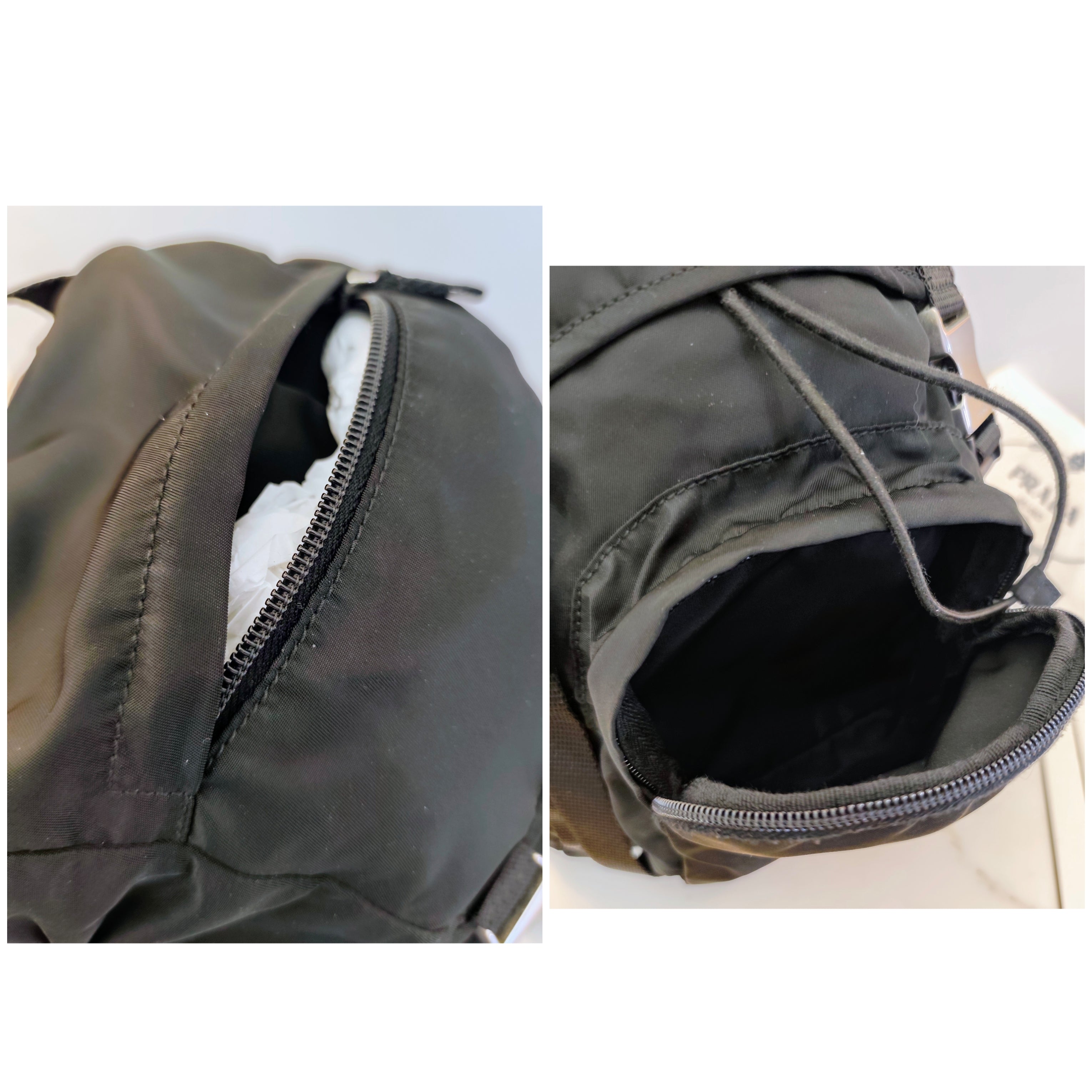 PRADA – Zaino Compatto Unisex Re-Nylon Nero Mod.nuovo