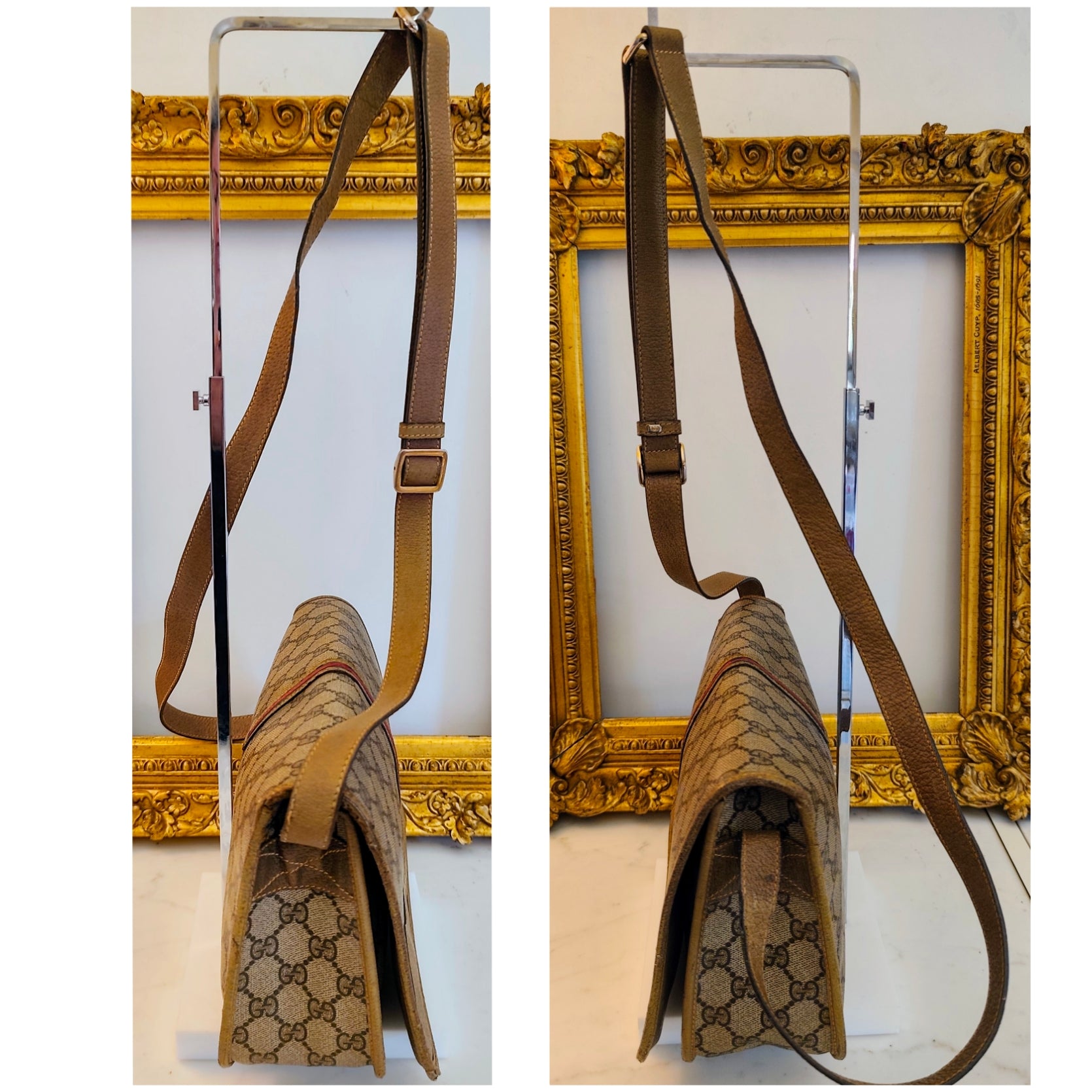 Gucci – Ophidia Camera Bag Postina a Tracolla in Pelle Vintage