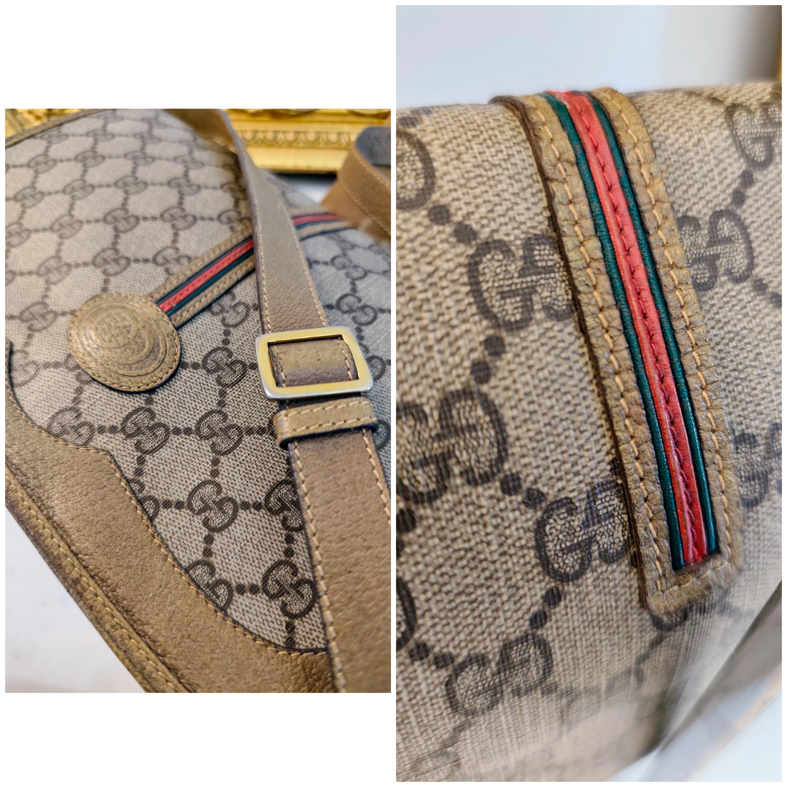 Gucci – Ophidia Camera Bag Postina a Tracolla in Pelle Vintage