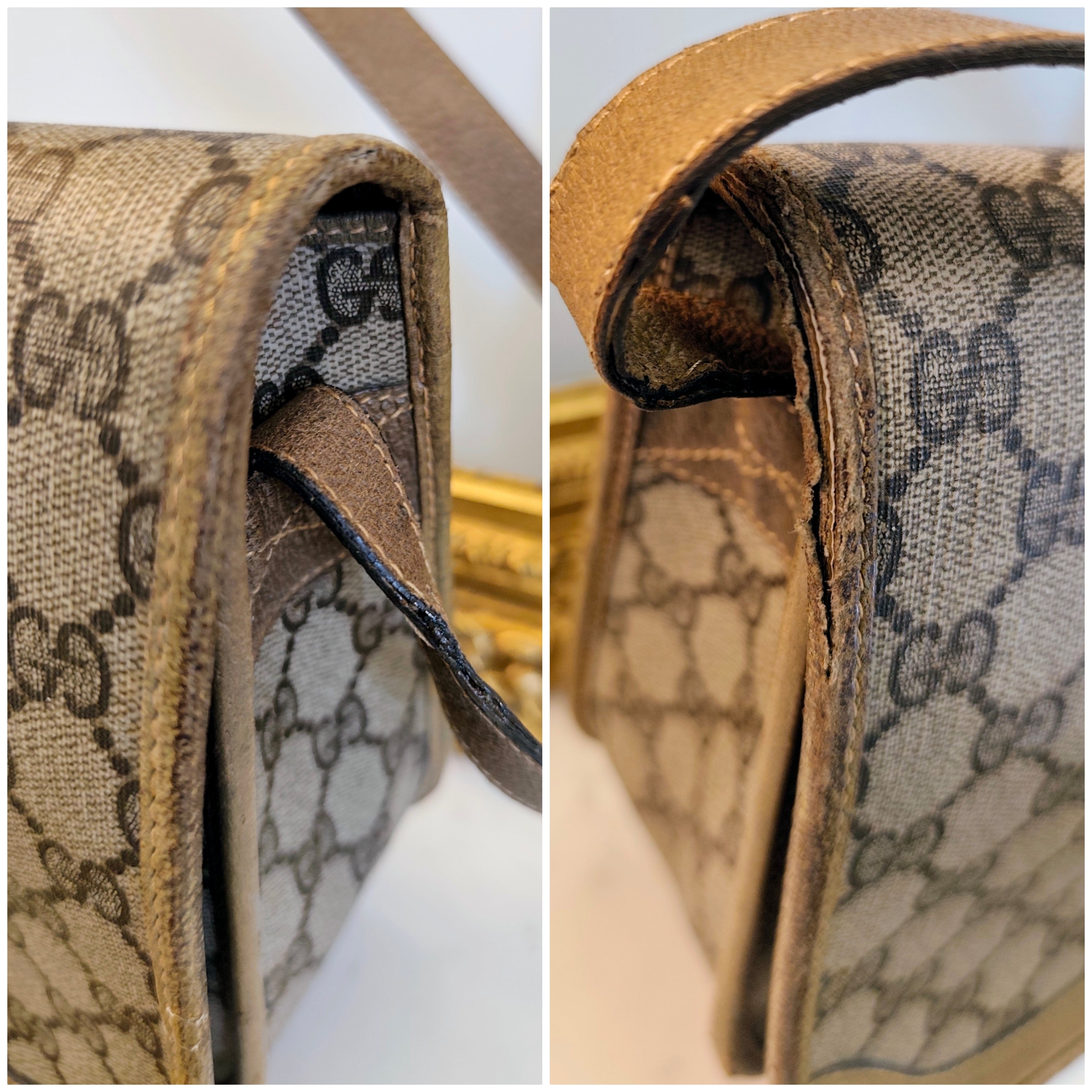 Gucci – Ophidia Camera Bag Postina a Tracolla in Pelle Vintage