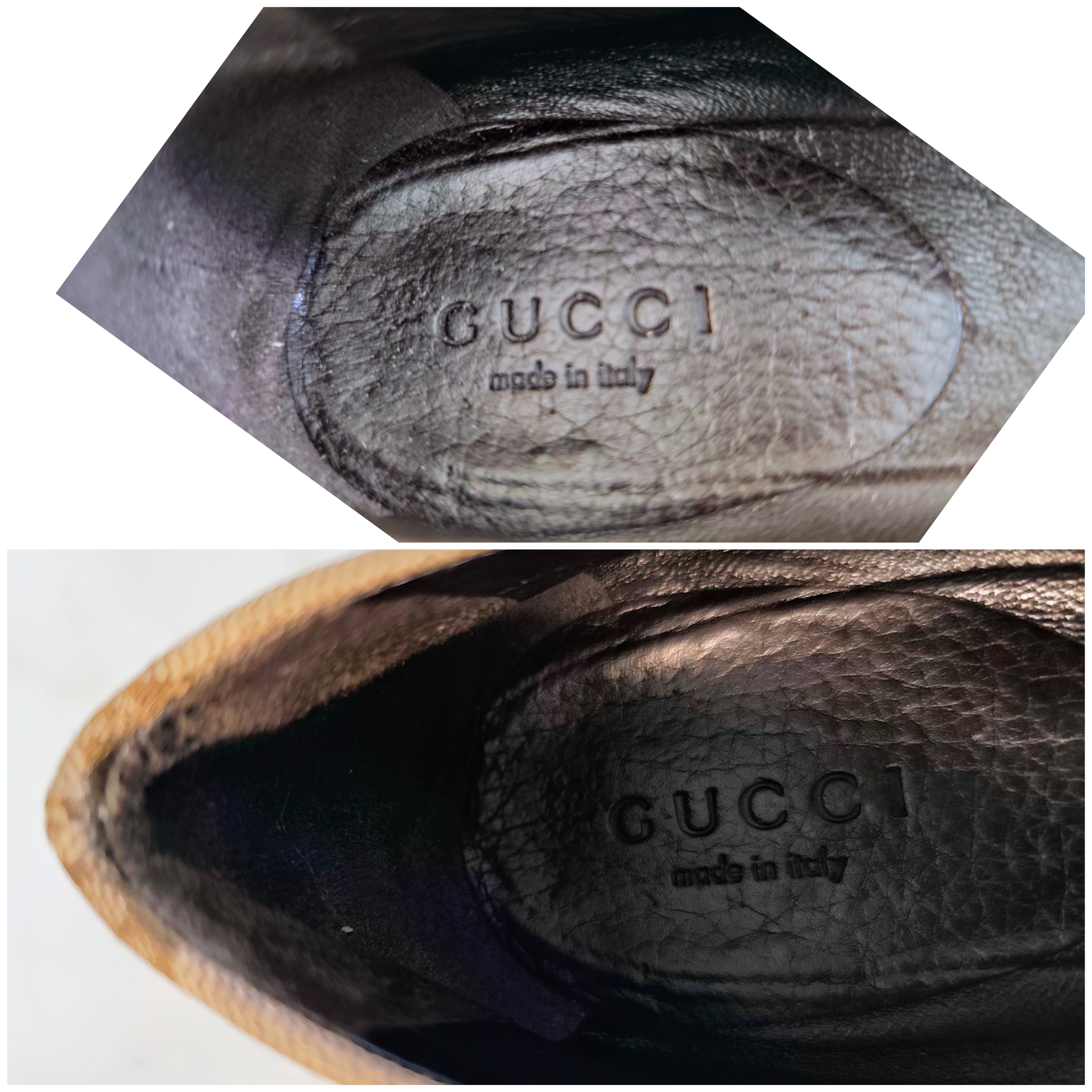 Gucci – Ballerine Tessuto “GG” Beige Fiocchi e Charm Bamboo