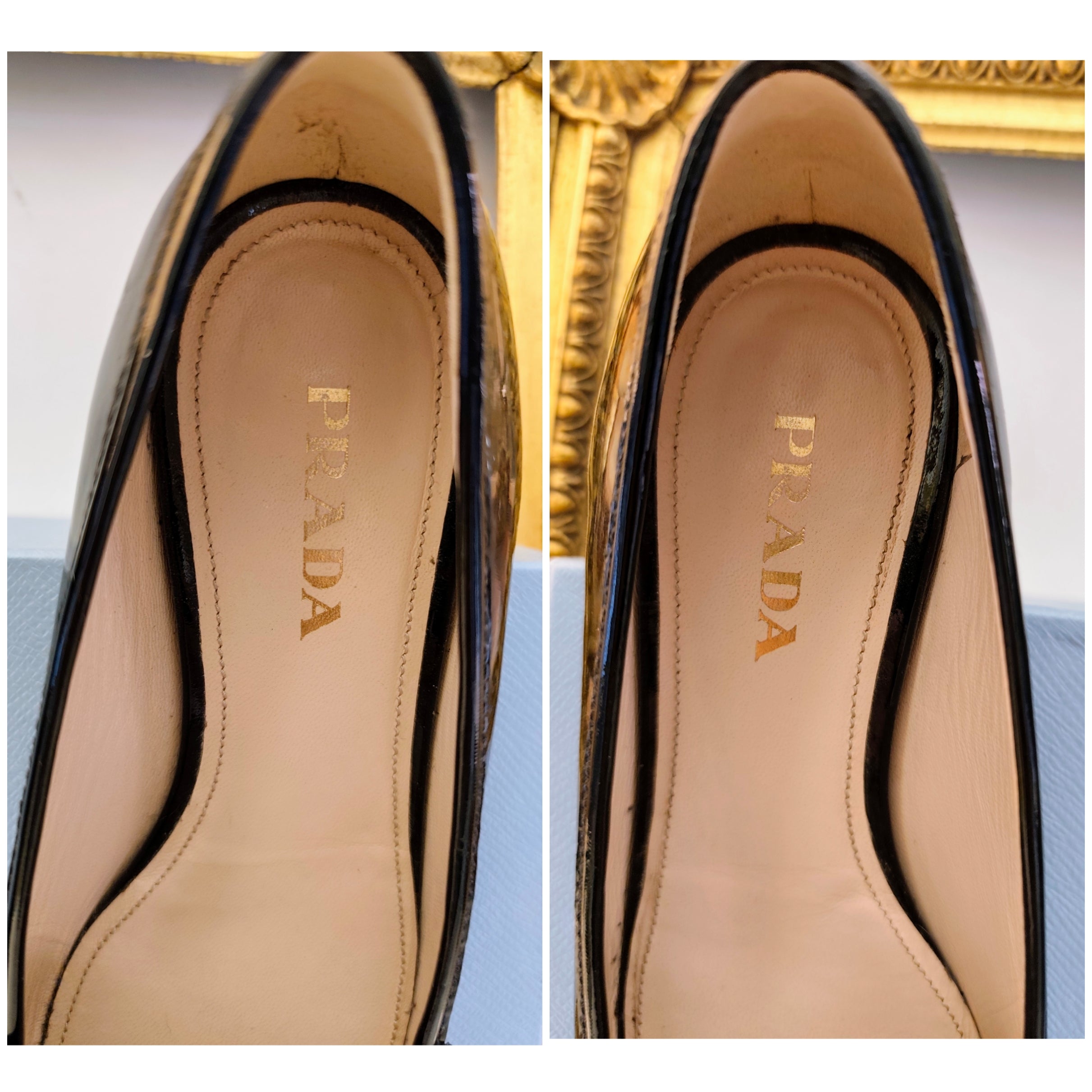 Prada - Mocassini Loafer in Vernice Nera Full Set