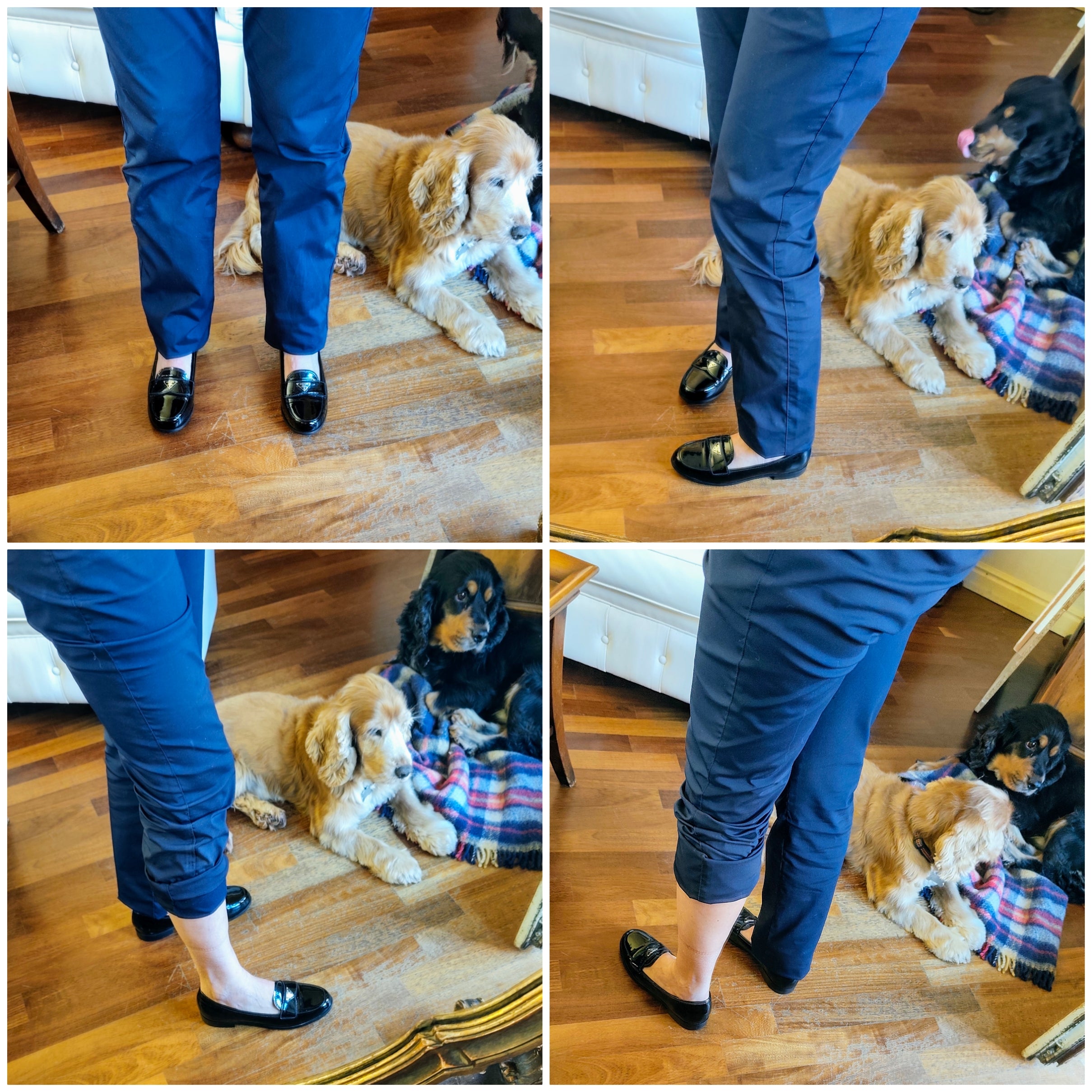 Prada - Mocassini Loafer in Vernice Nera Full Set