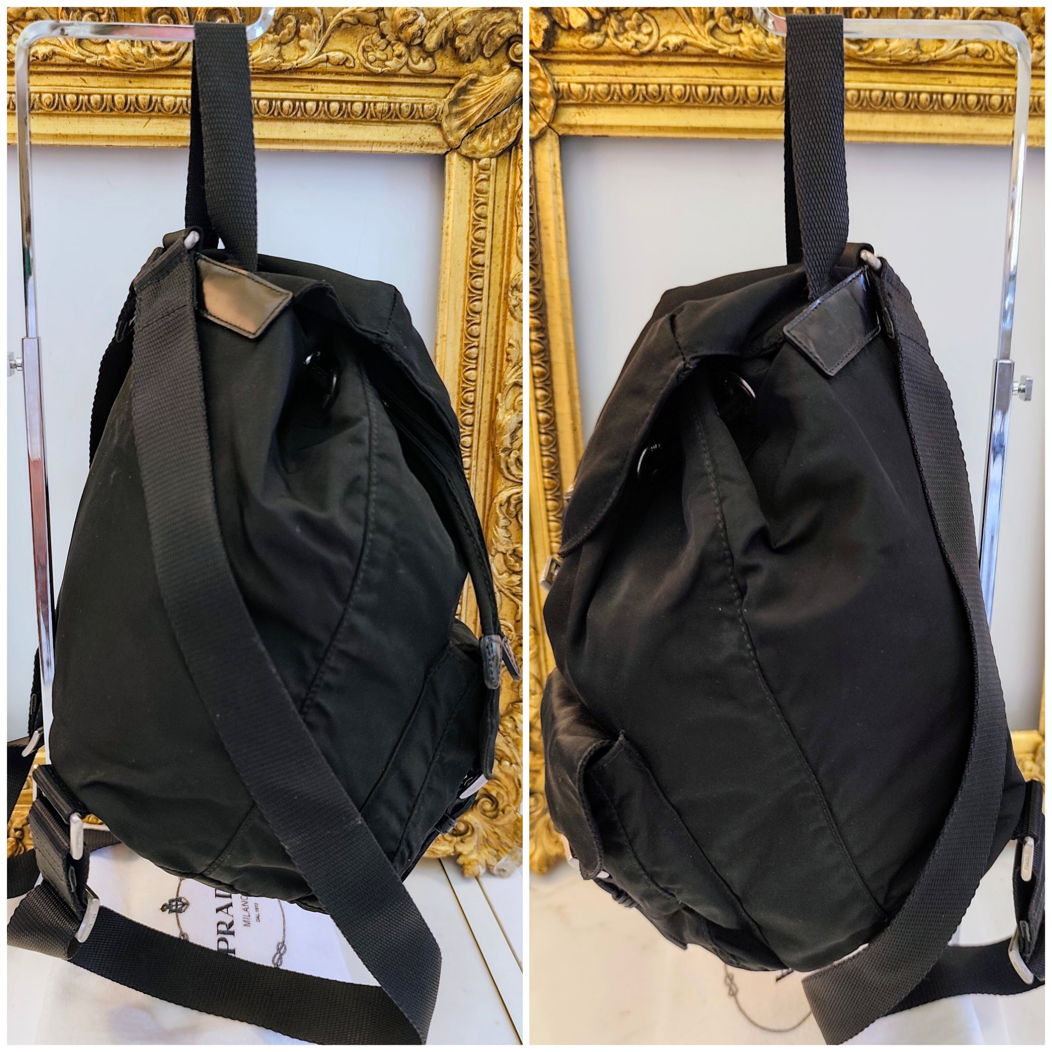 Prada – Zaino Nylon Nero Vintage cod 31
