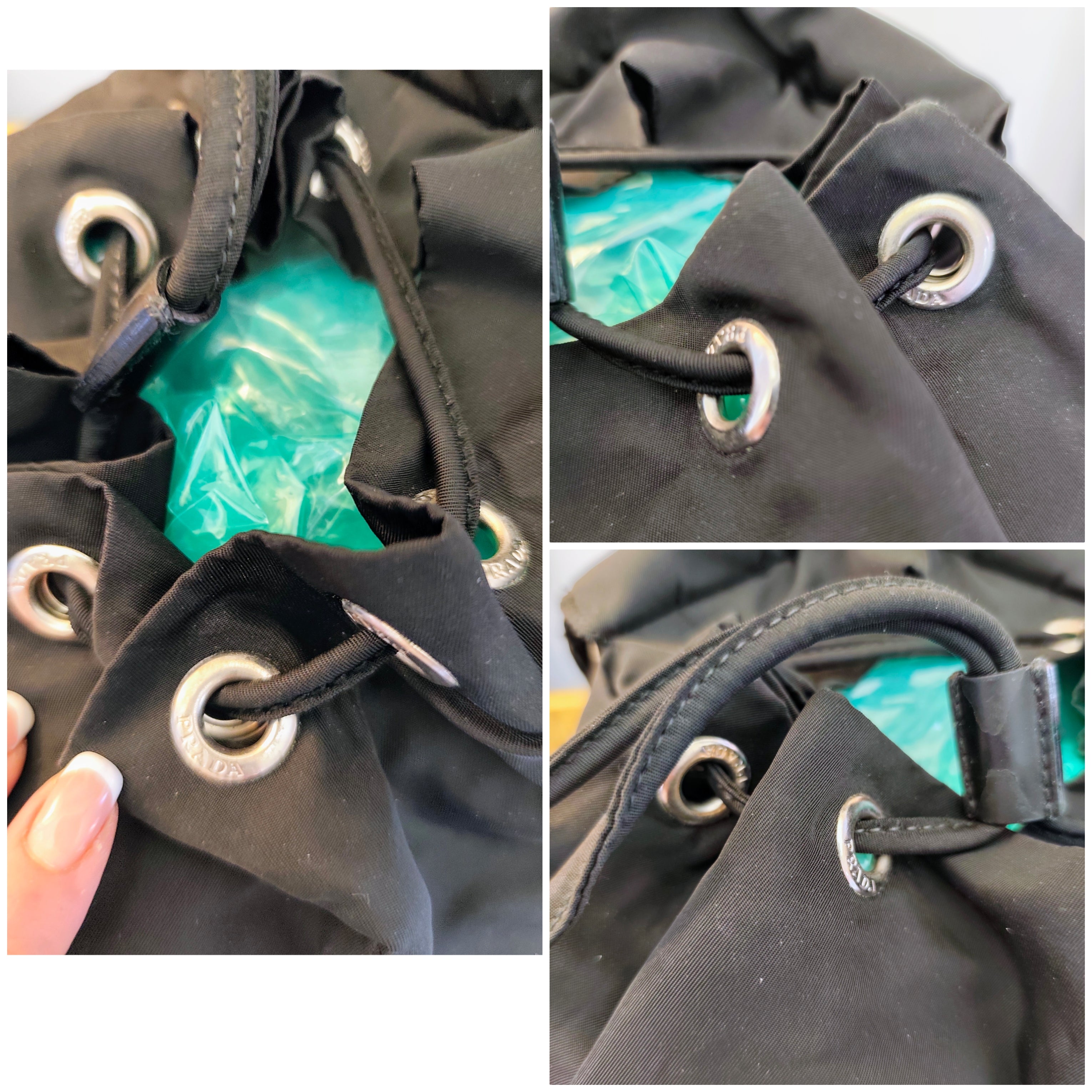 Prada – Zaino Nylon Nero Vintage cod 31