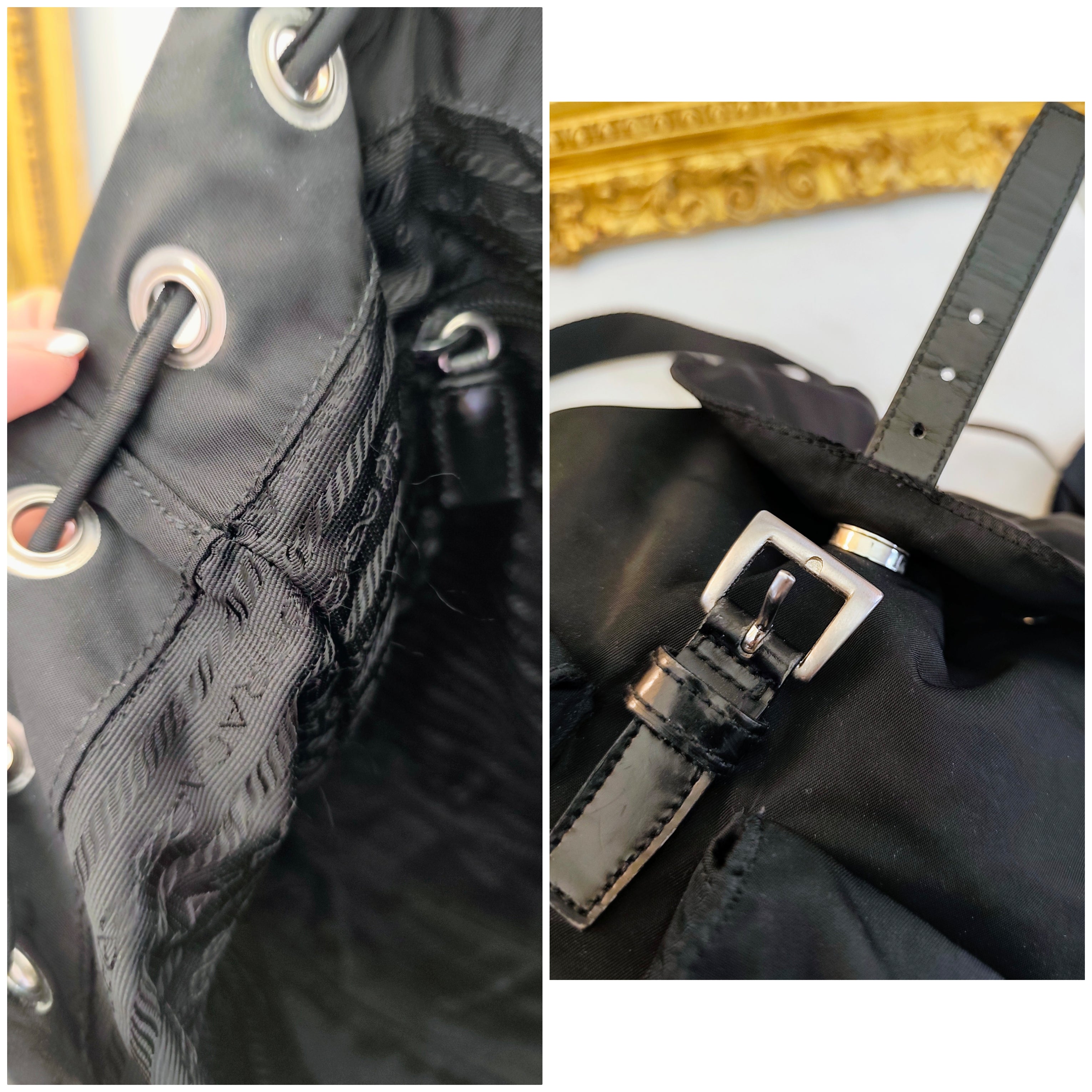 Prada – Zaino Nylon Nero Vintage cod 31