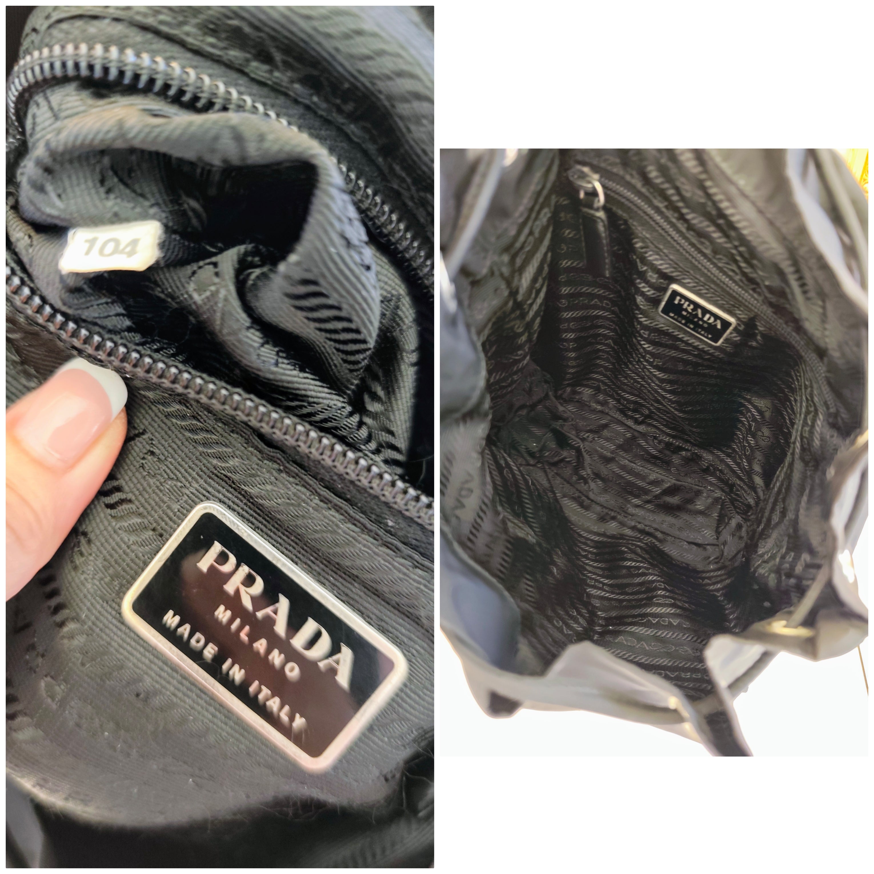 Prada – Zaino Nylon Nero Vintage cod 31