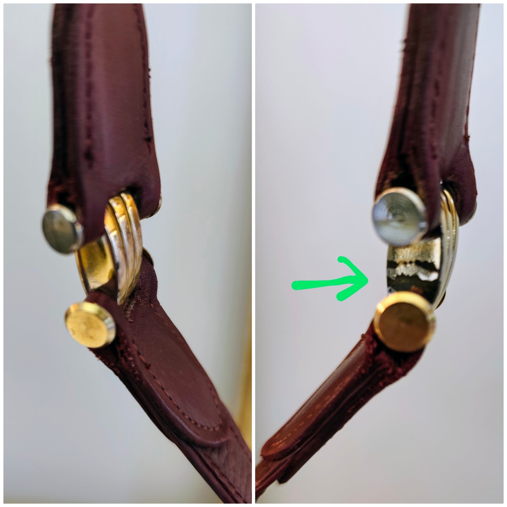 Cartier – Borsa Camera Bag Vintage a Tracolla in Pelle Bordeaux