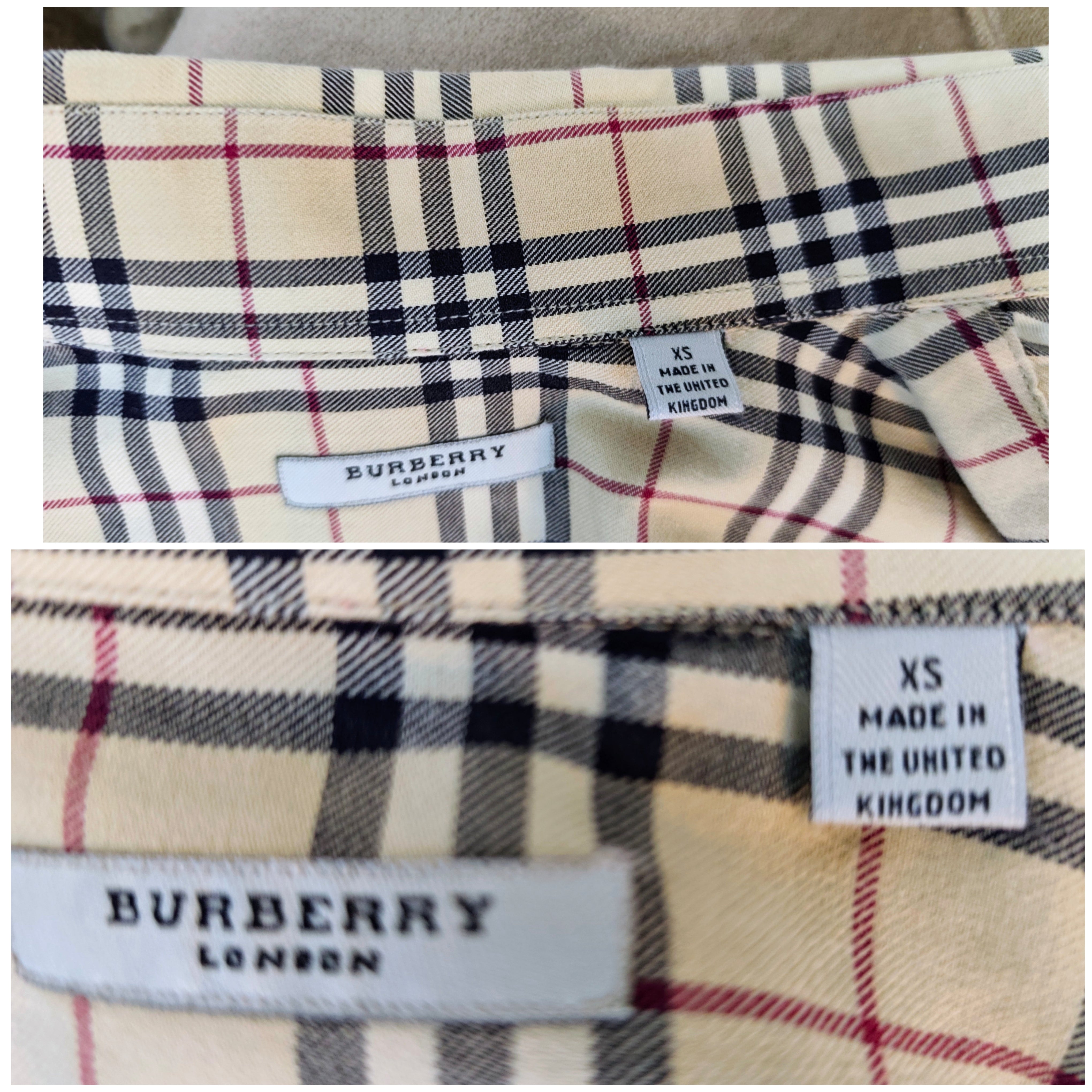 Burberry – Camicia Button Down Unisex Check (Made in England)