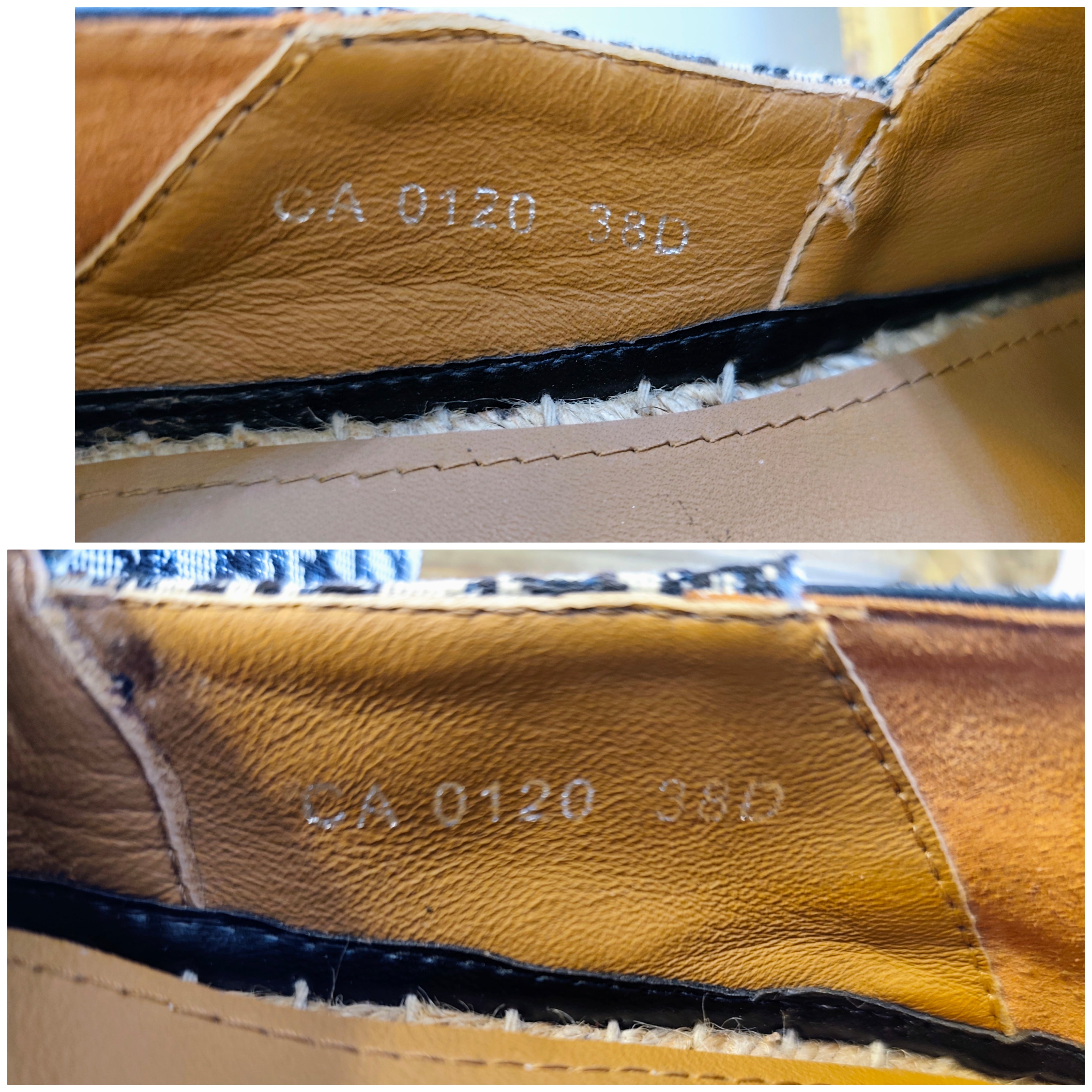 Dior – Espadrillas Tela Dior Oblique Beige e Blu