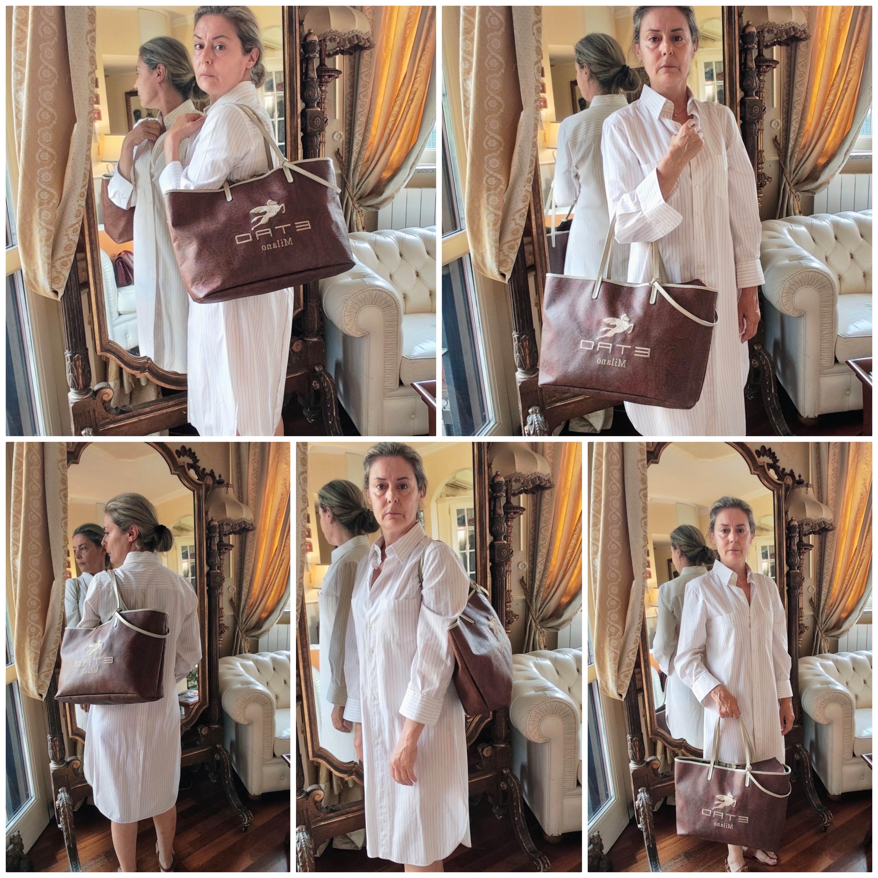 Etro – Borsa Shopper Tote Pegaso Paisley Jacquard Multicolor