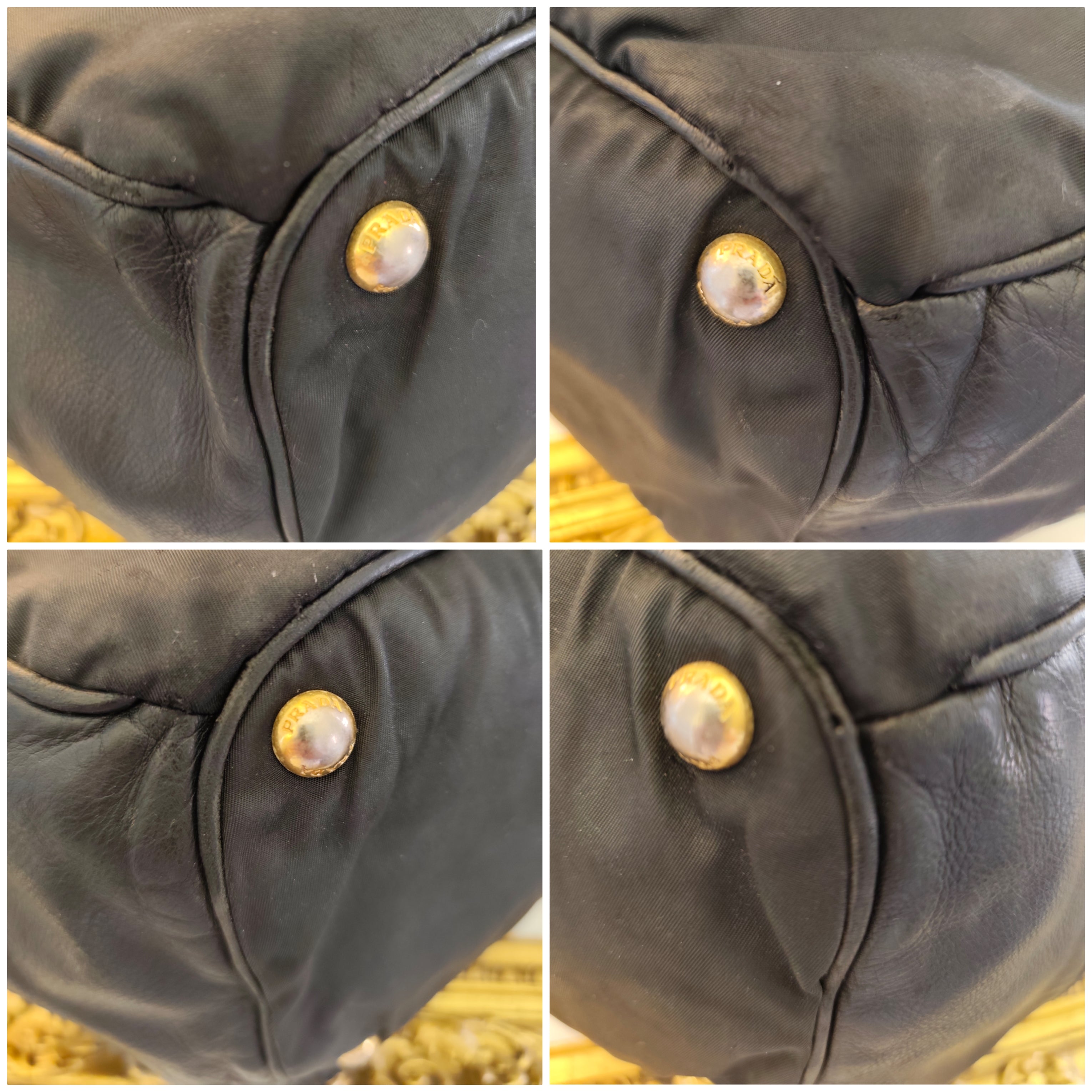 Prada - Borsa Hobo Shopper Re-Nylon Nero e Pelle Espandibile