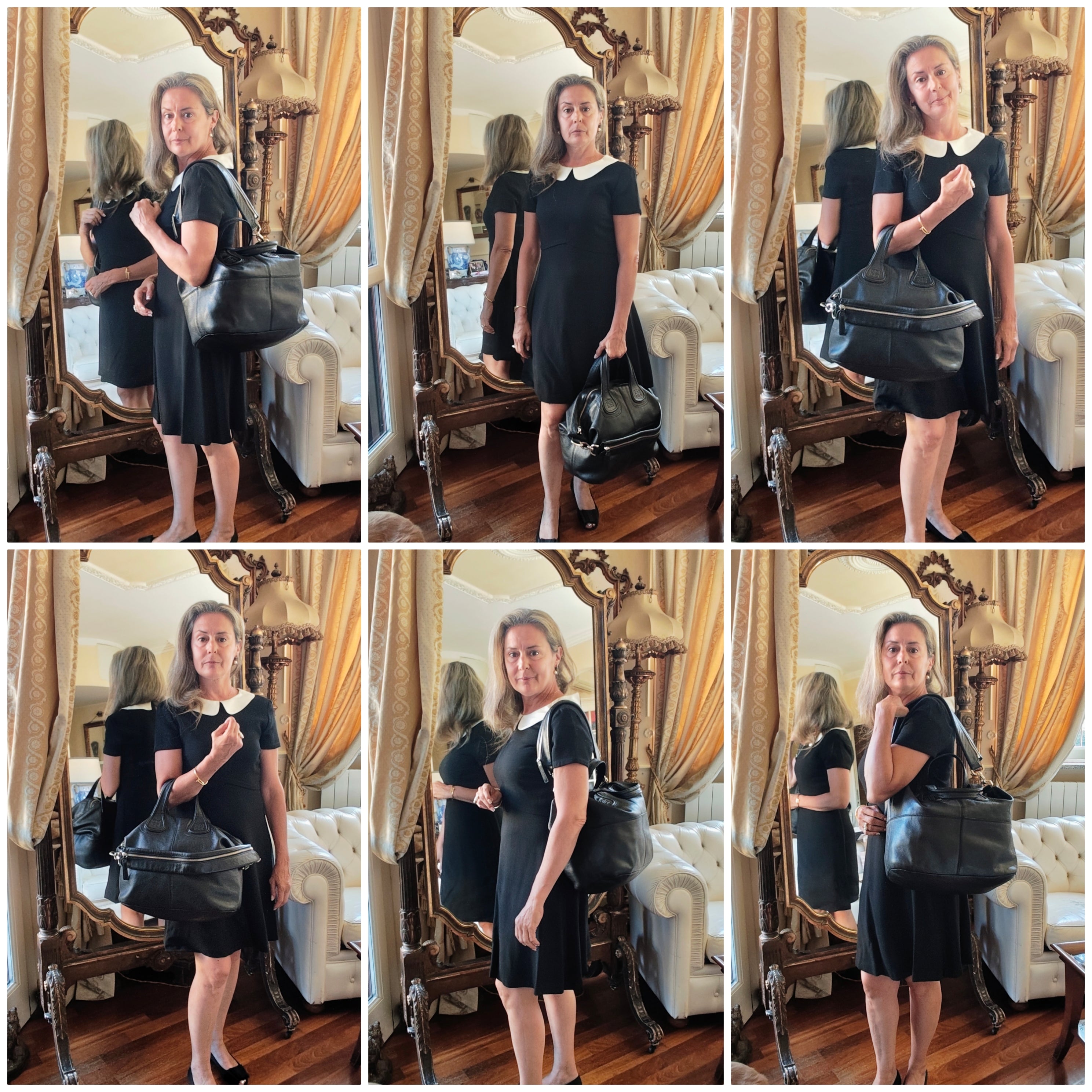 Givenchy Nightintale - Borsa a Spalla in Pelle Nera