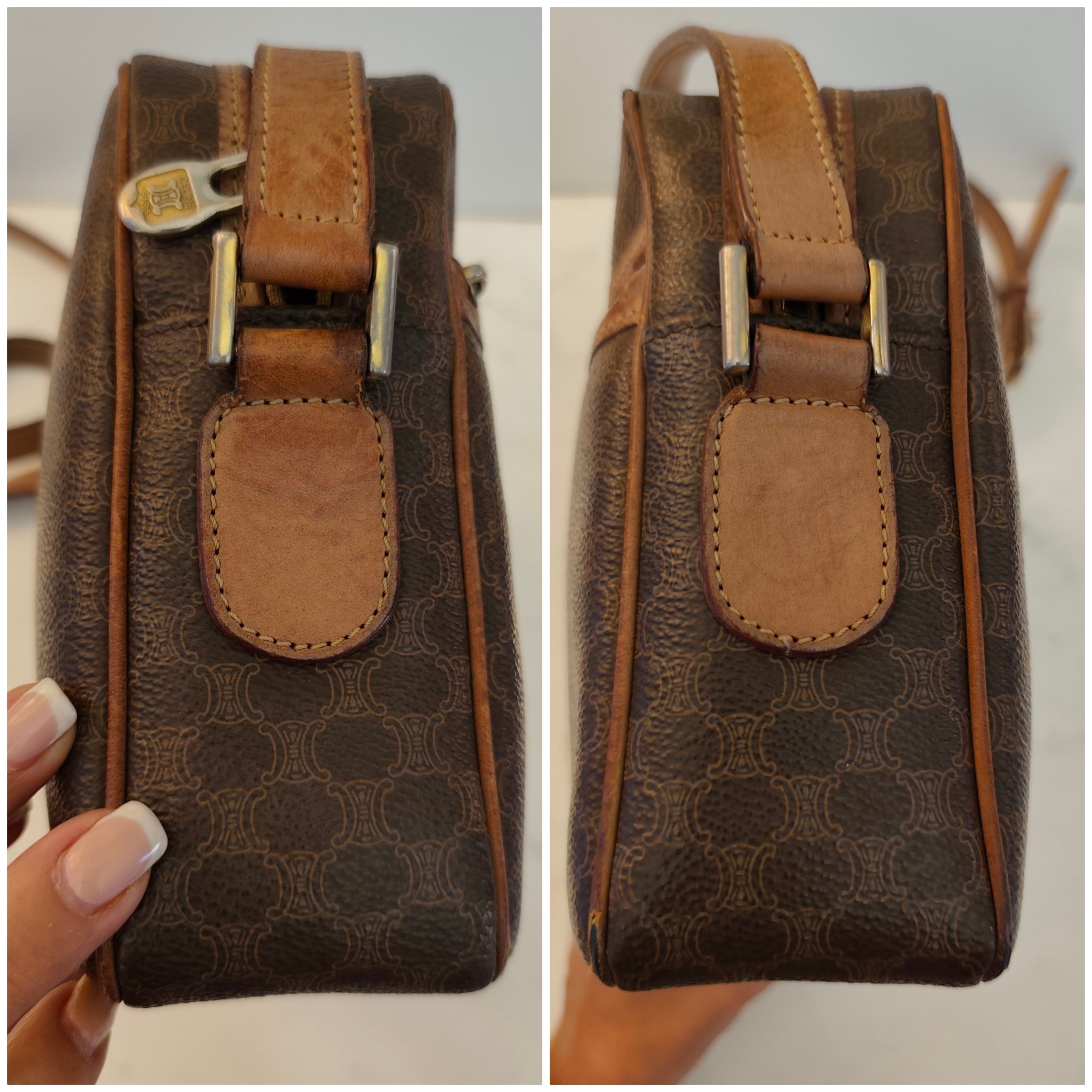 Celine – Camera Bag Postina Tracolla in Canvas Macadam Vintage