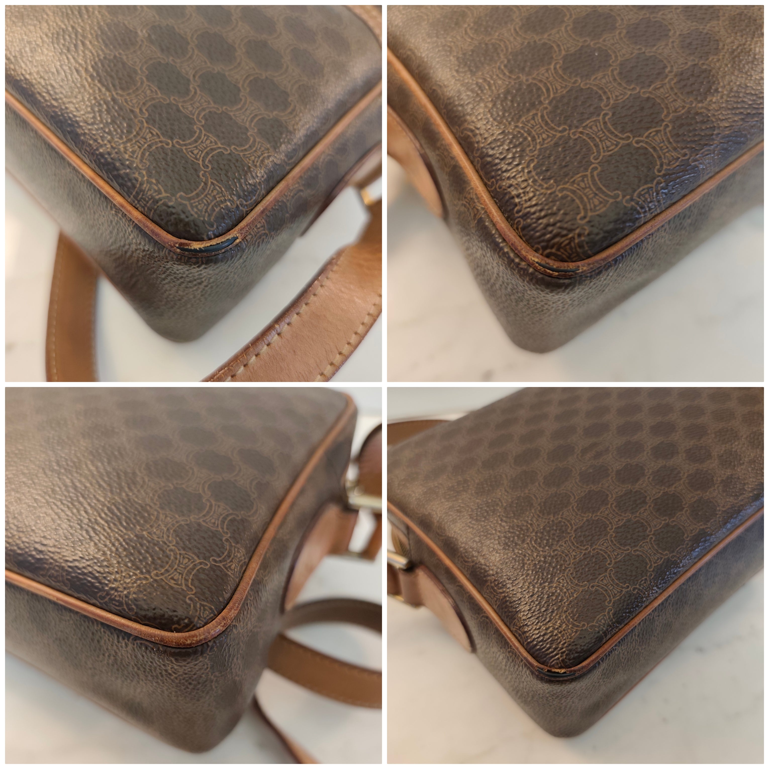 Celine – Camera Bag Postina Tracolla in Canvas Macadam Vintage