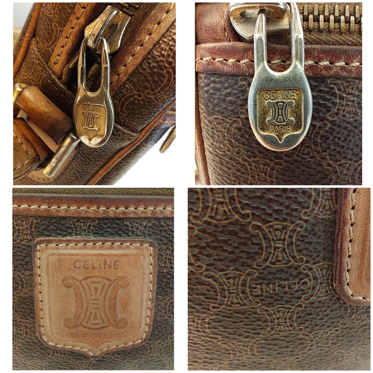 Celine – Camera Bag Postina Tracolla in Canvas Macadam Vintage