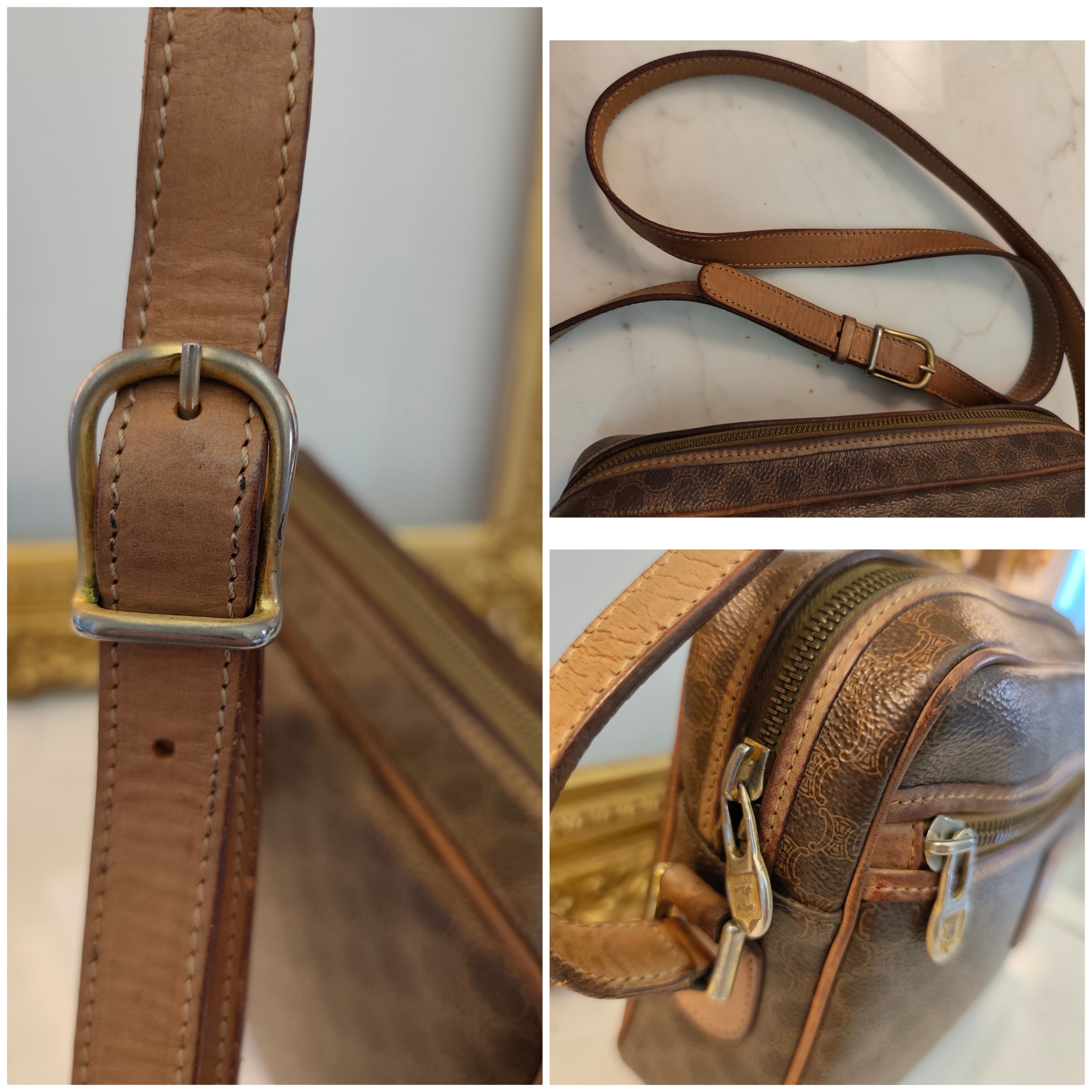 Celine – Camera Bag Postina Tracolla in Canvas Macadam Vintage