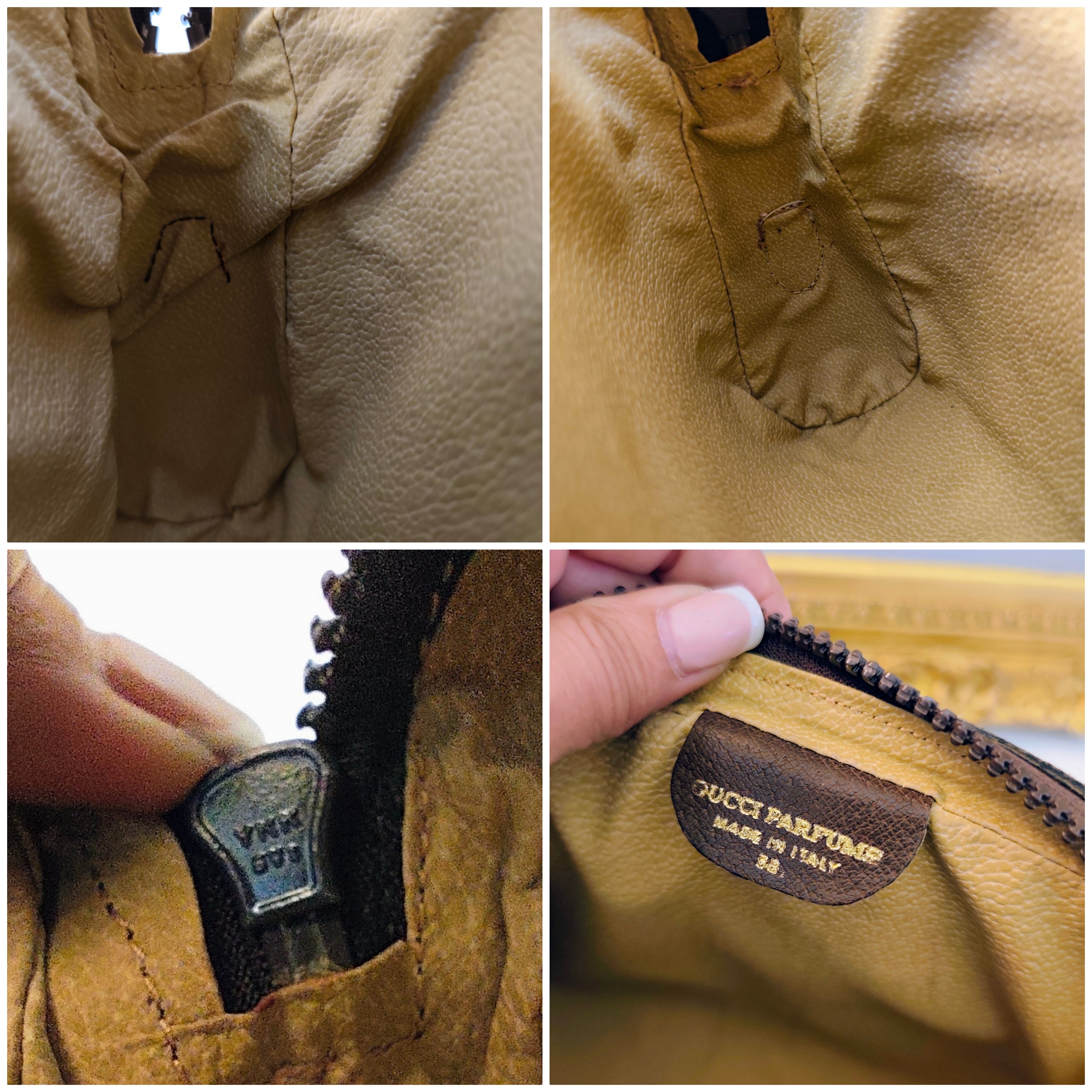 Gucci – Ophidia Camera Bag in Canvas GG con Inserti in Pelle Beige