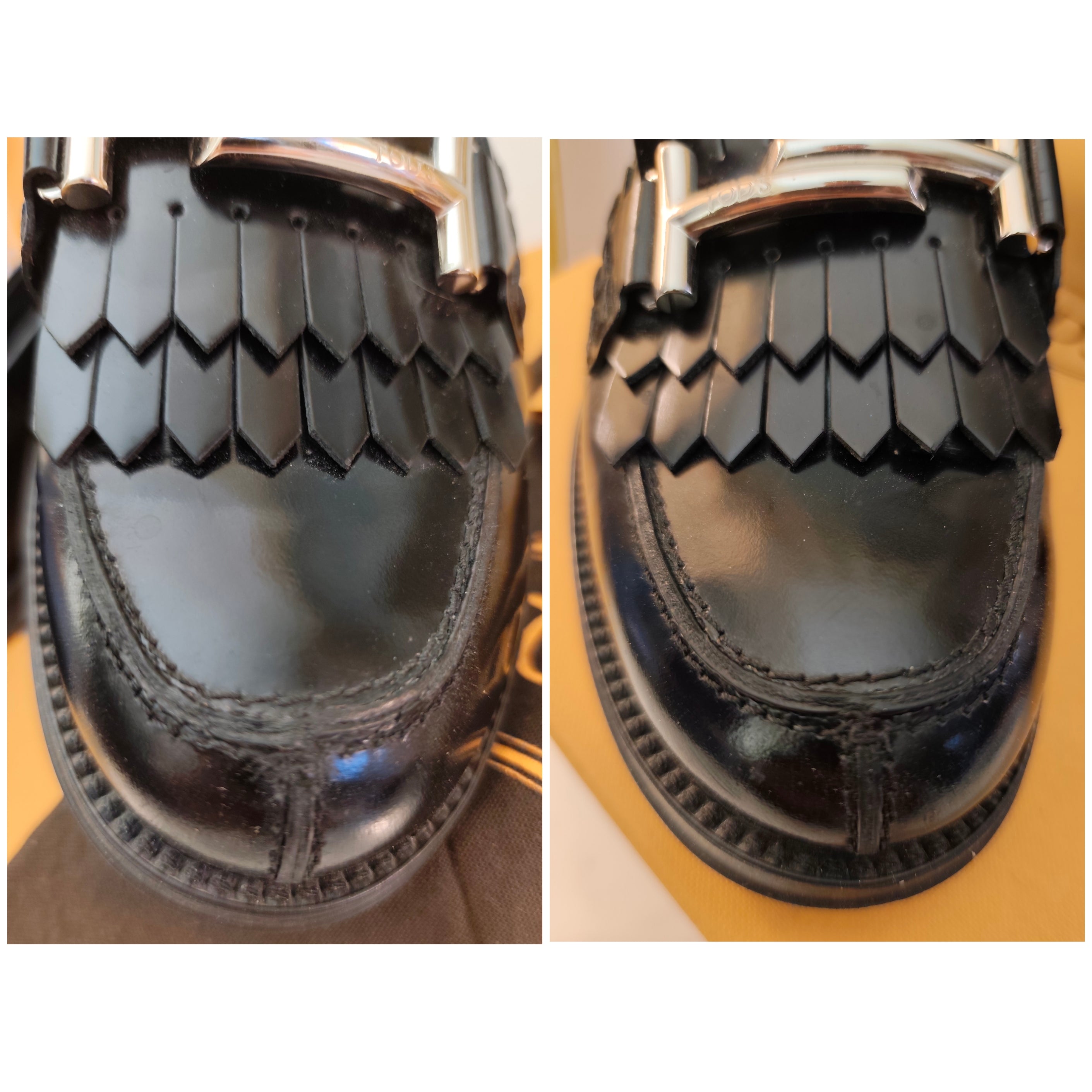 Tod's – Mocassini Donna “Double T” con Frange Pelle