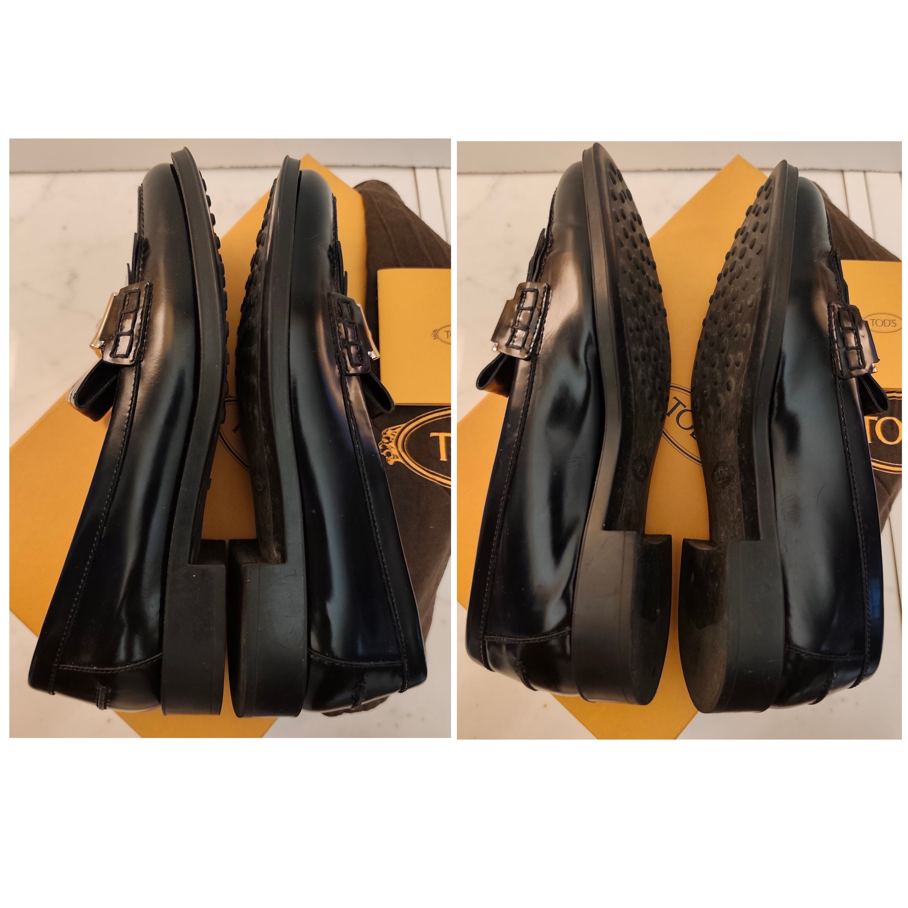 Tod's – Mocassini Donna “Double T” con Frange Pelle