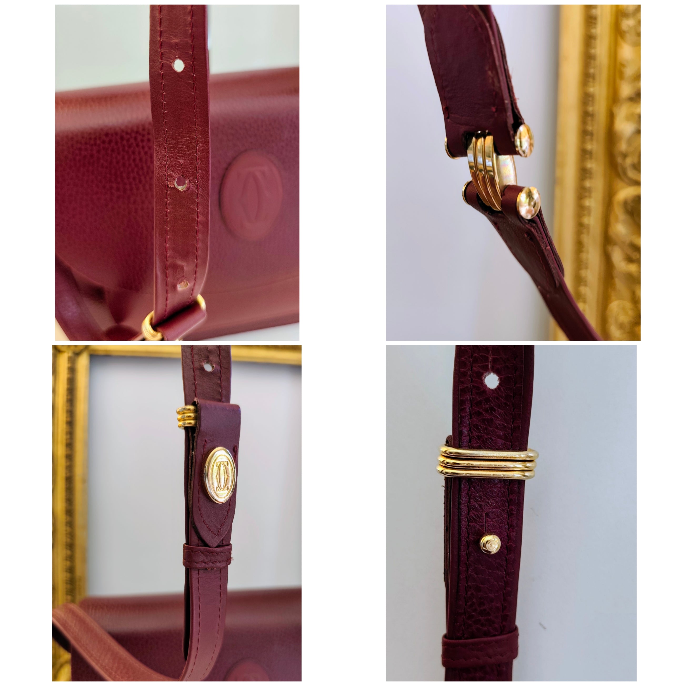 Cartier – Borsa Camera Bag a Tracolla in Pelle Vintage