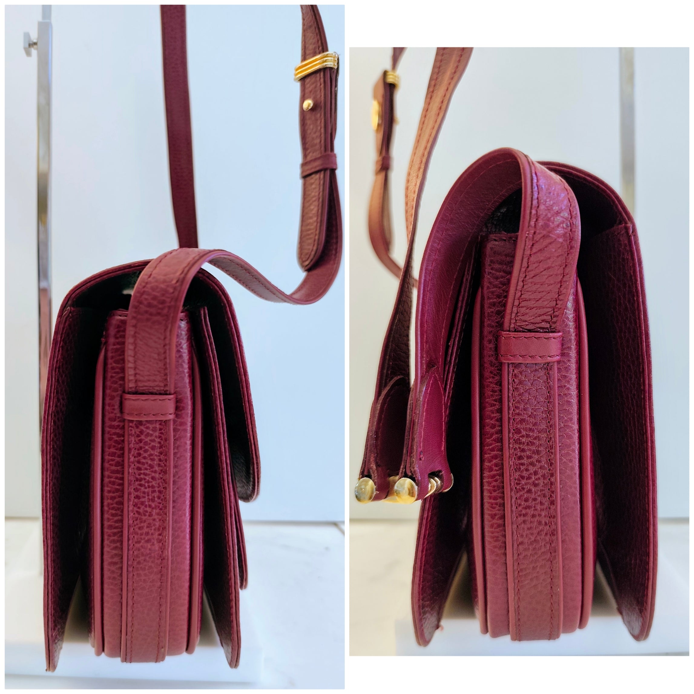 Cartier – Borsa Camera Bag a Tracolla in Pelle Vintage