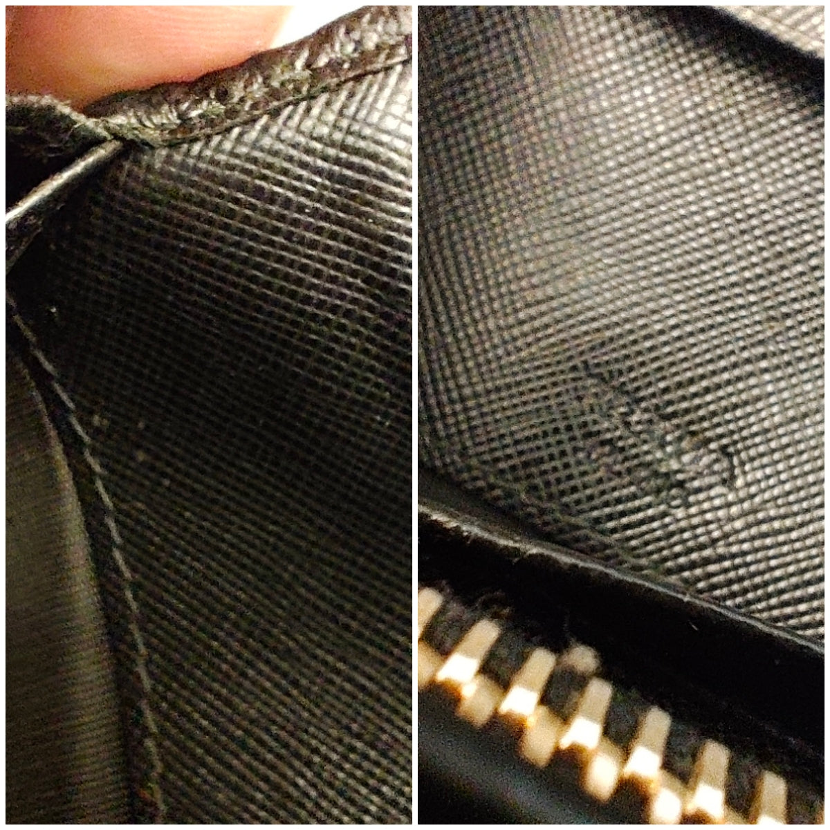 Prada - Portafoglio Grande Pelle Saffiano Nera Logo Lettering